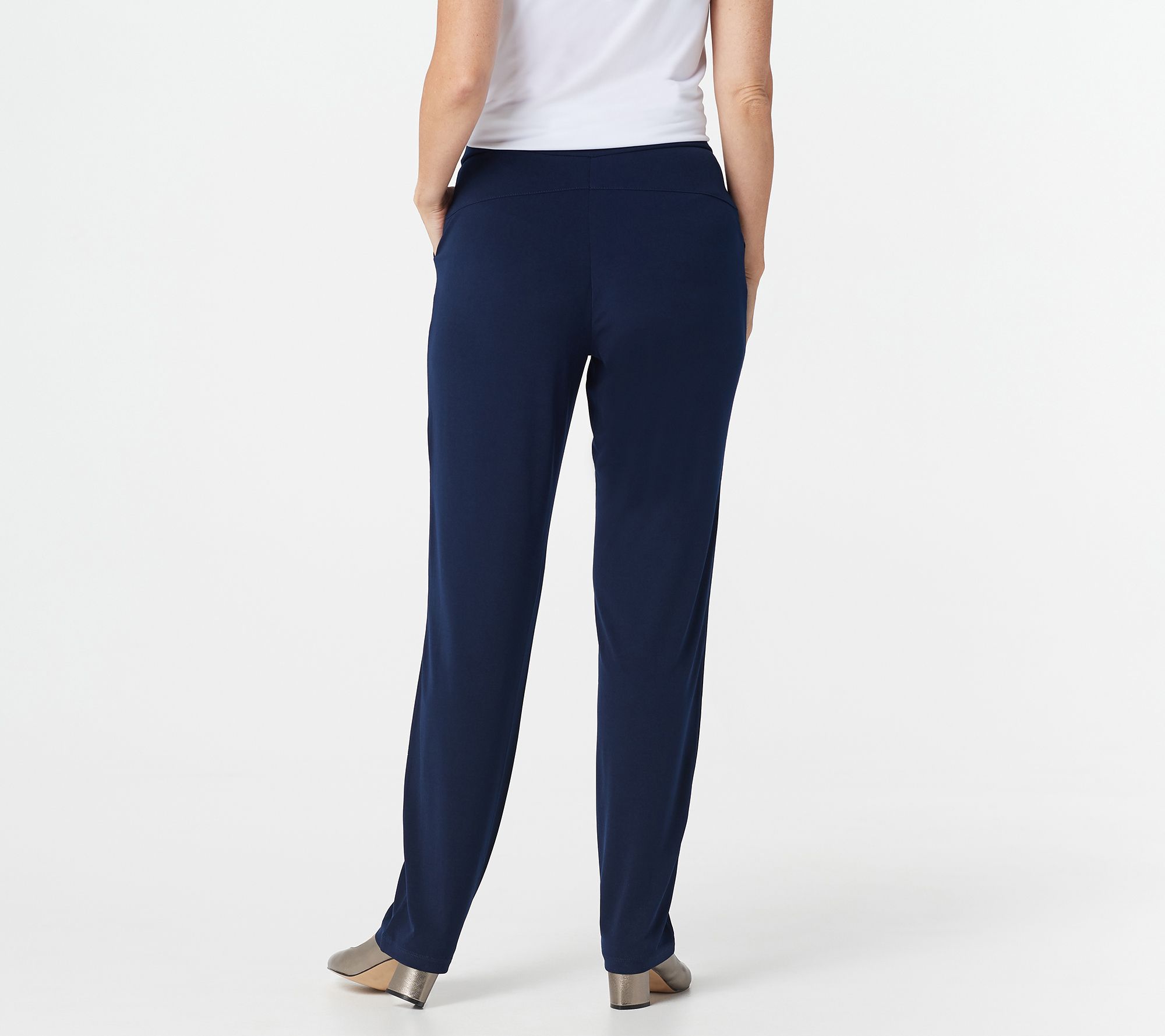 Every Day by Susan Graver Regular Liquid Knit SlimLeg Pants