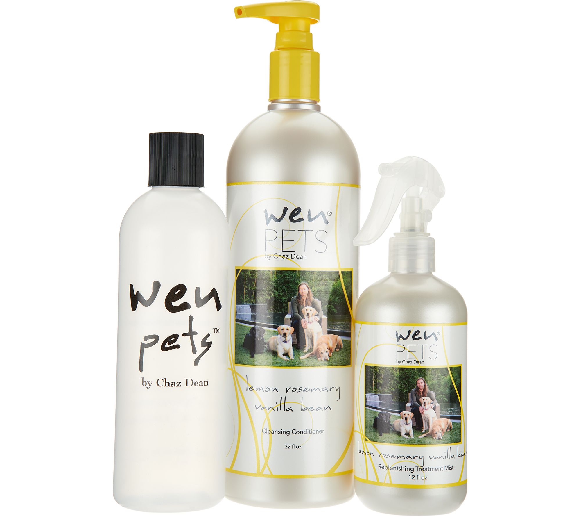 WEN by Chaz Dean Pets 32 oz Cleansing Cond. & 12 oz RTM Page 1 —