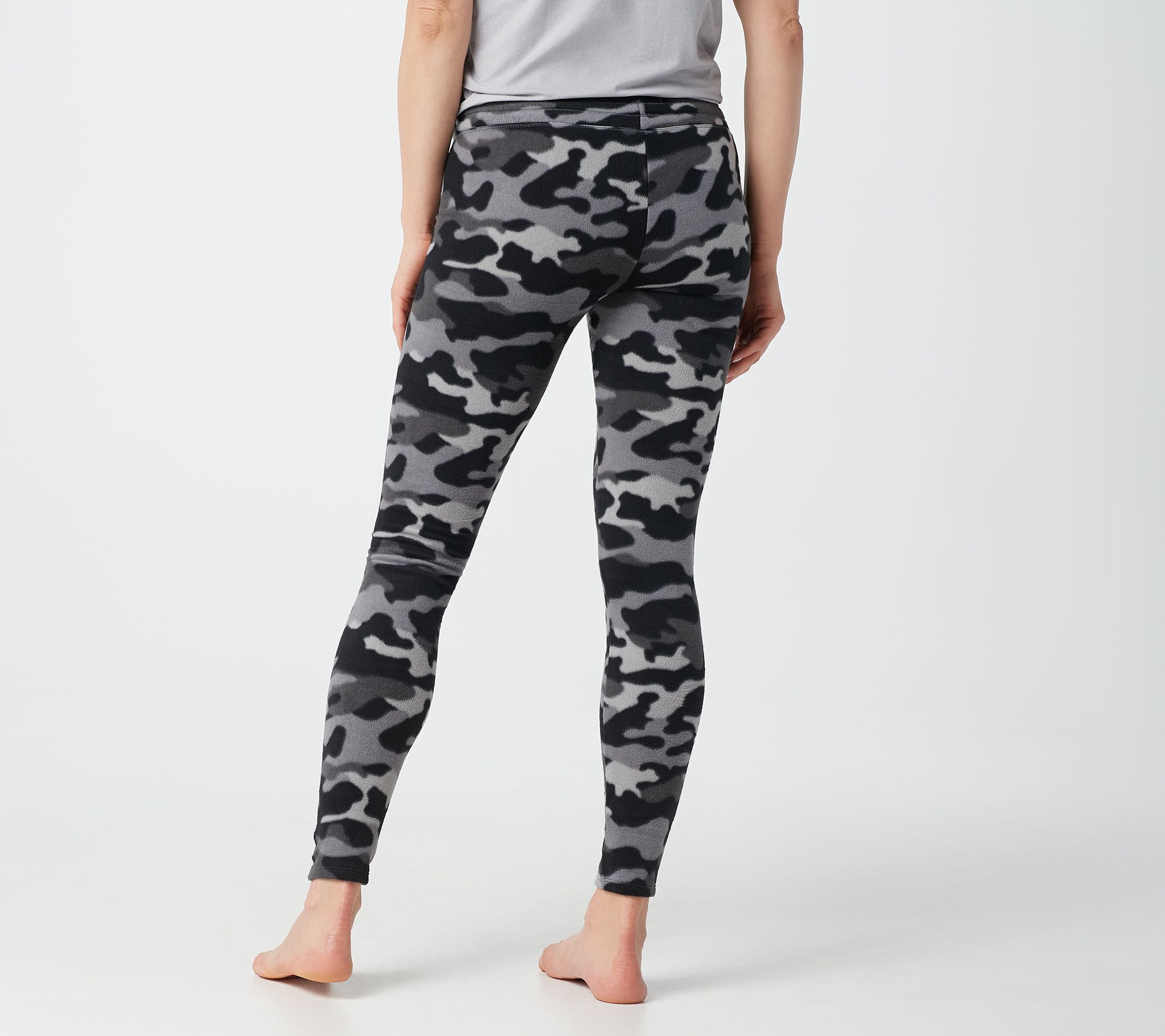"As Is" Cuddl Duds Fleecewear Stretch Leggings Pack of 2