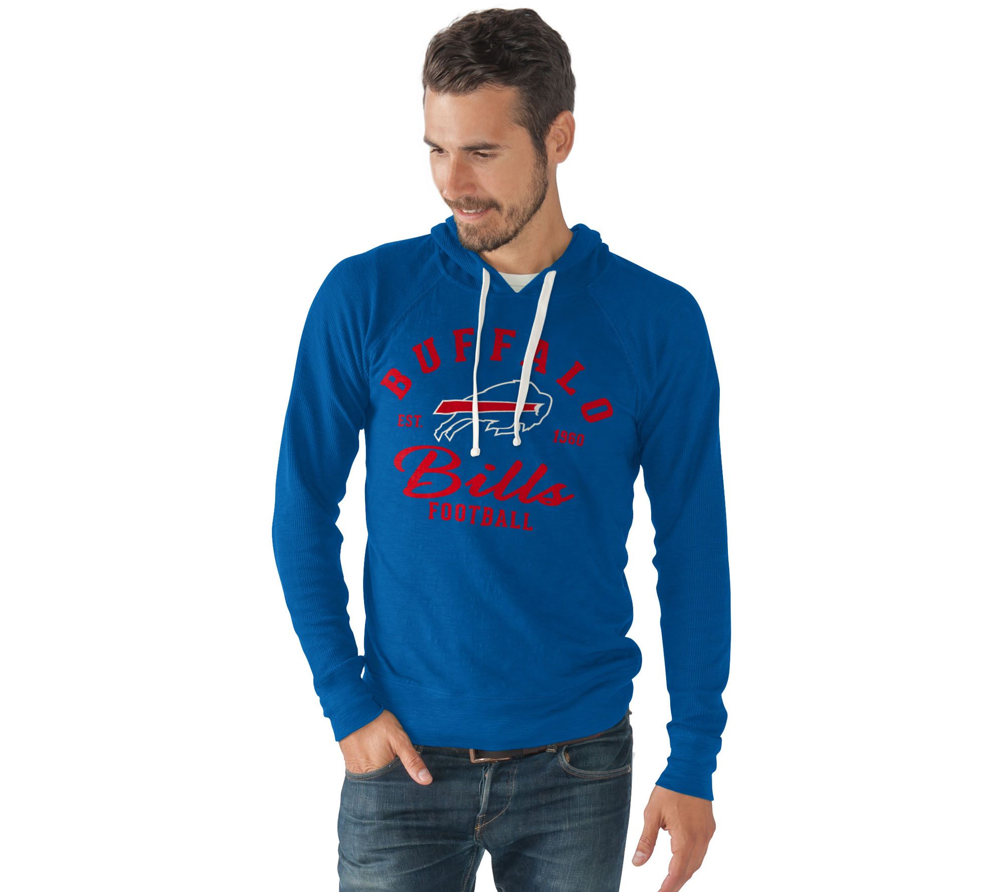 NFL Mens Long Sleeve Hooded Tee Page 1 —