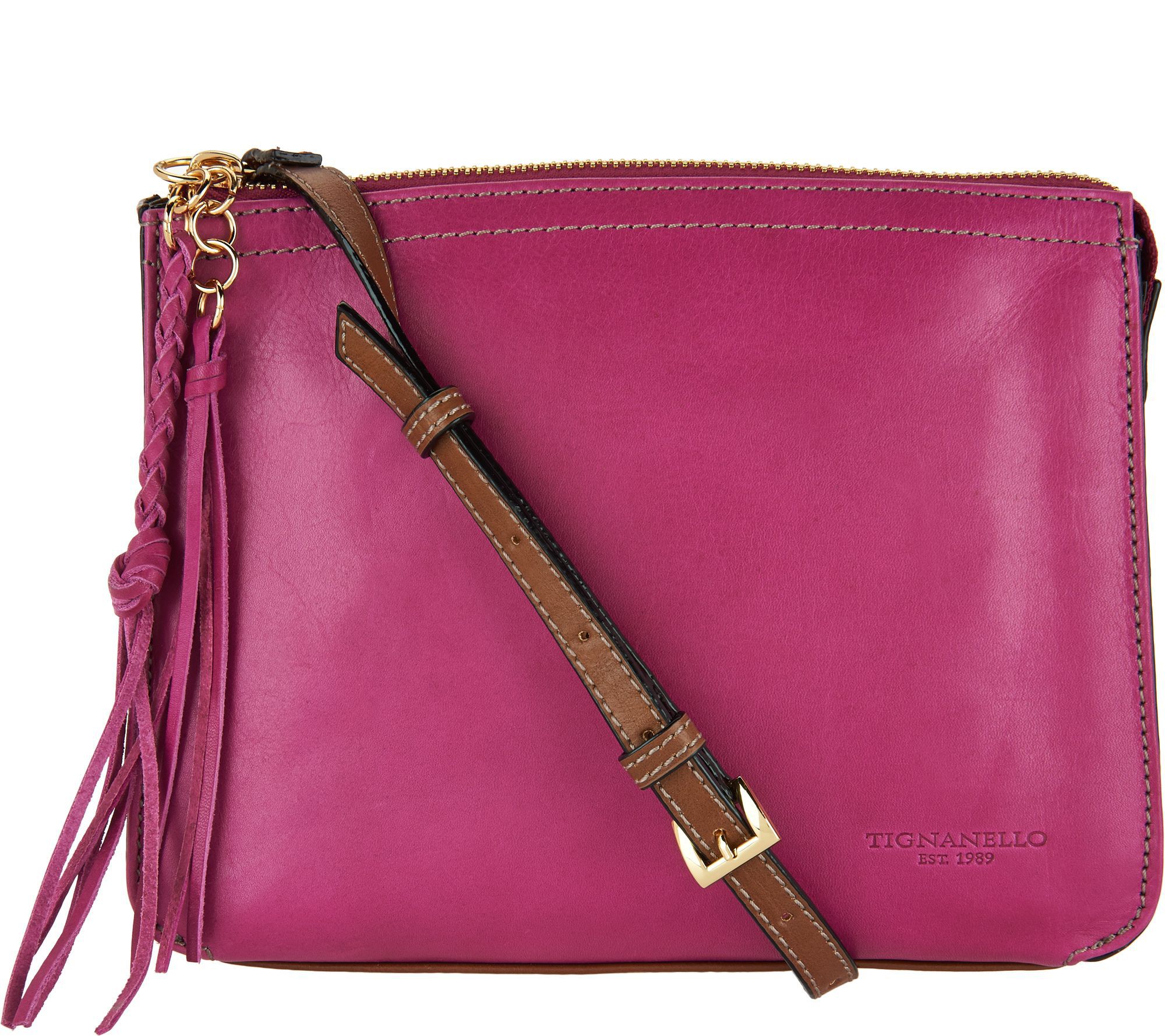 Tignanello Vintage Leather Crossbody Carson Page 1 —
