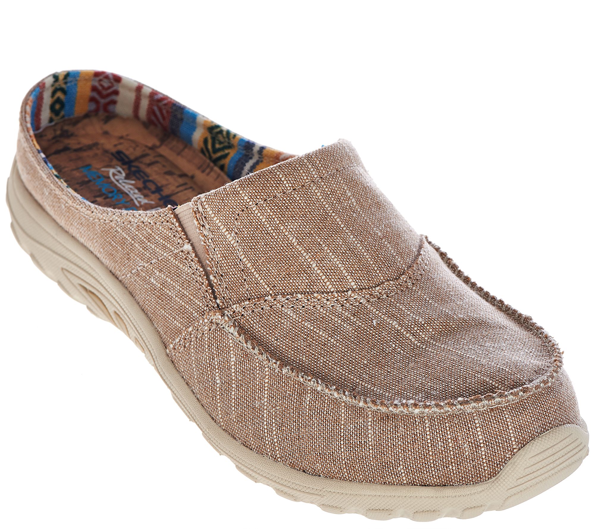 Skechers Relaxed Fit Linen Slipon Mules Rebel Vibes Page 1 —
