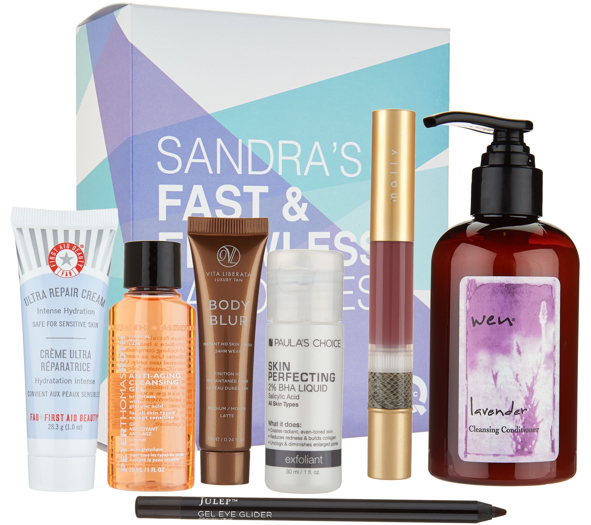 QVC Beauty Sandra's Favorites 7piece Collection Page 1 —