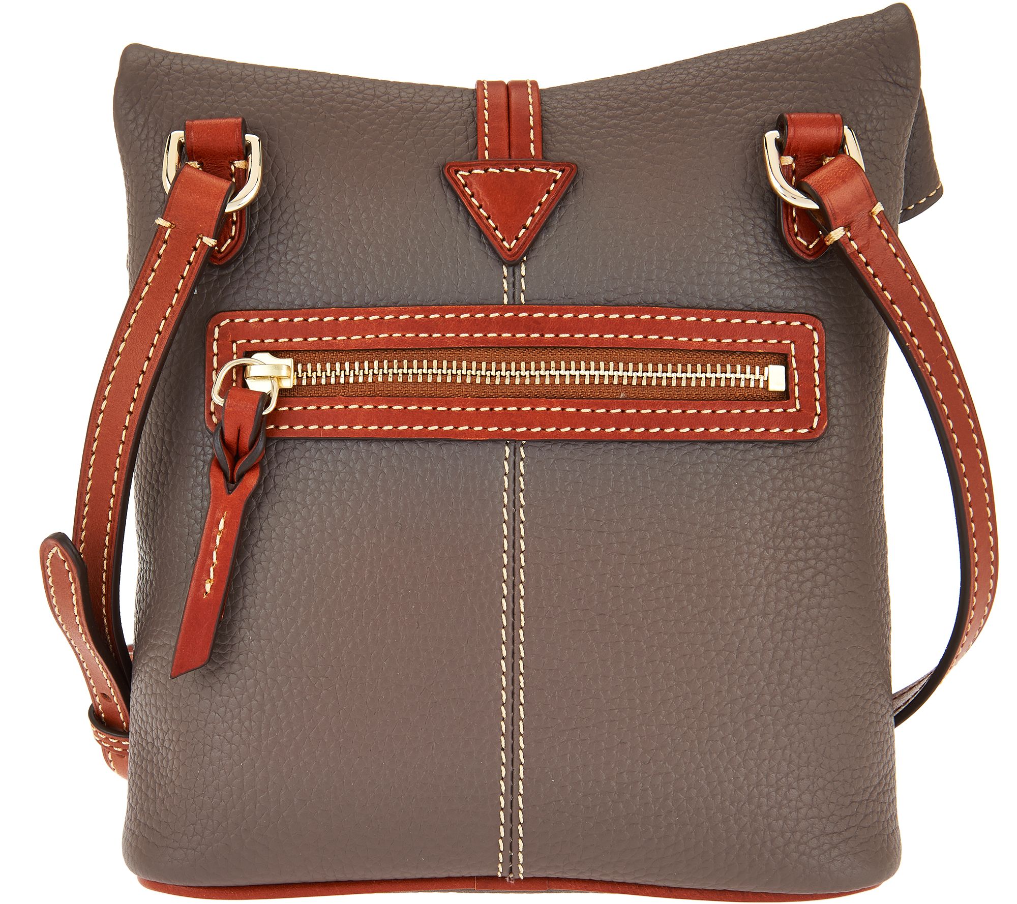 Dooney & Bourke Pebble Leather Toggle Crossbody Page 1 —