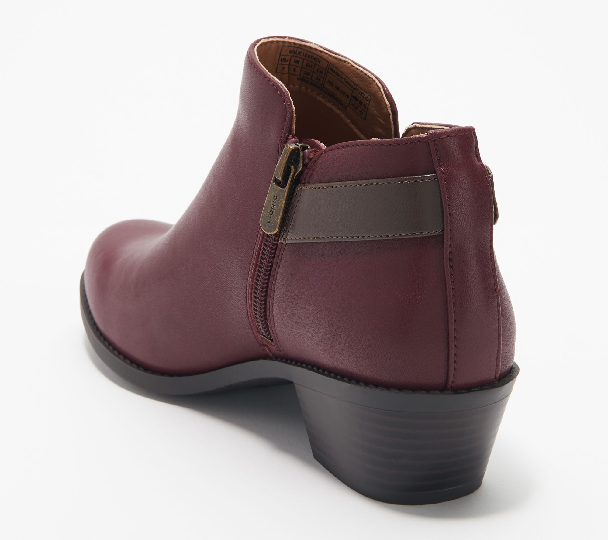 Vionic Ankle Boots with Buckle Millie Page 1 —