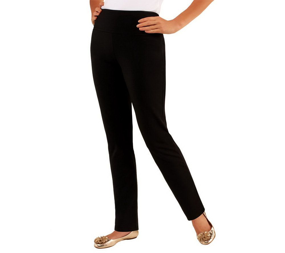 "As Is" Women with Control Tall Slim Leg Pants with Tummy Control —