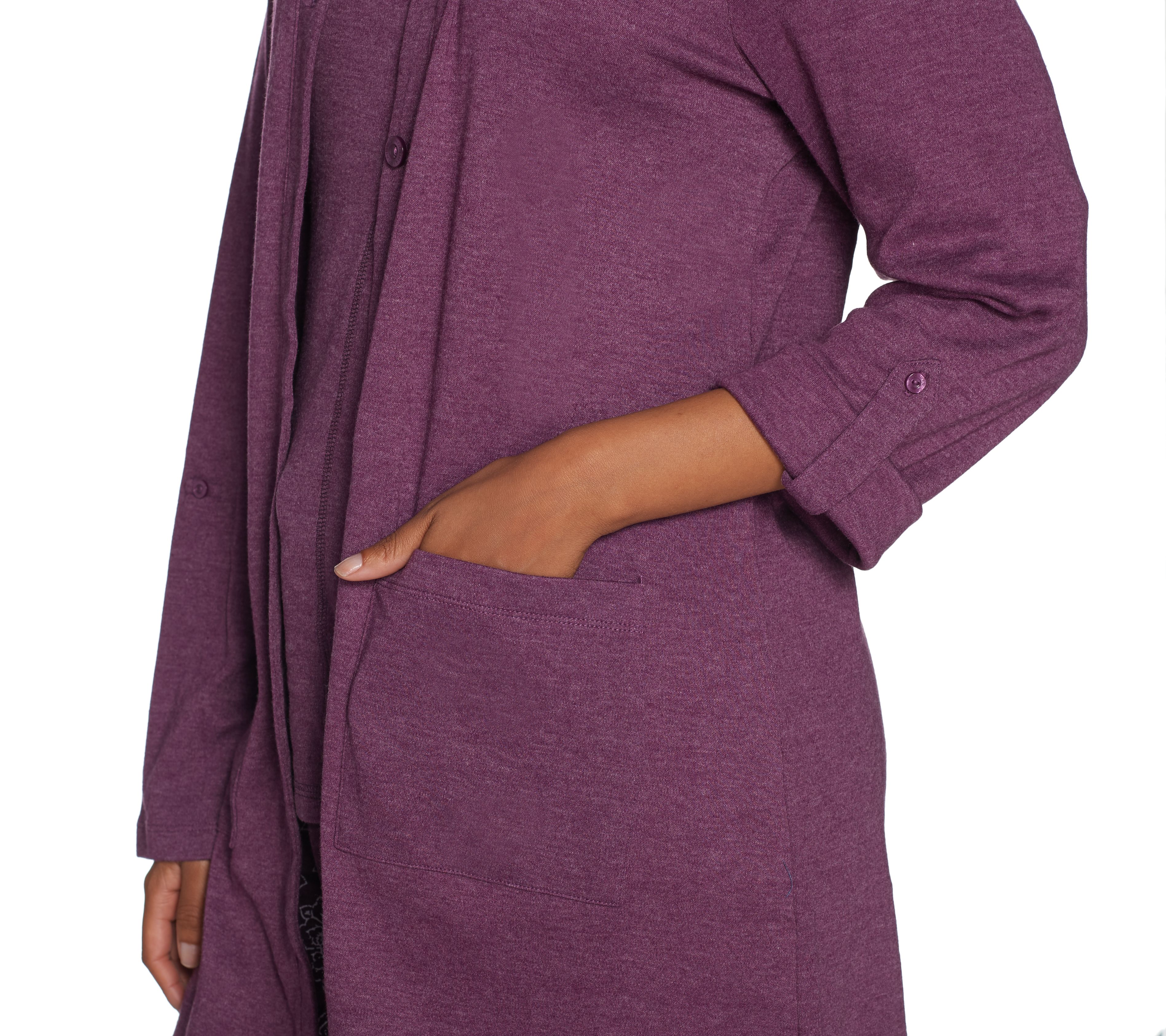 Carole Hochman Floral Paisley Interlock 3Piece Lounge Set