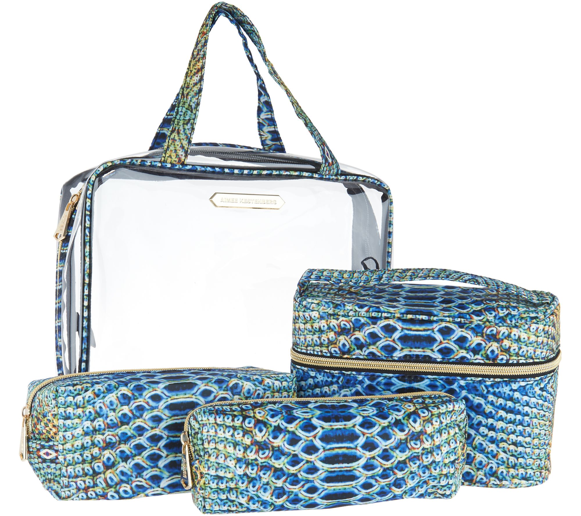 Aimee Kestenberg Nylon Set of 4 Cosmetic Bags —