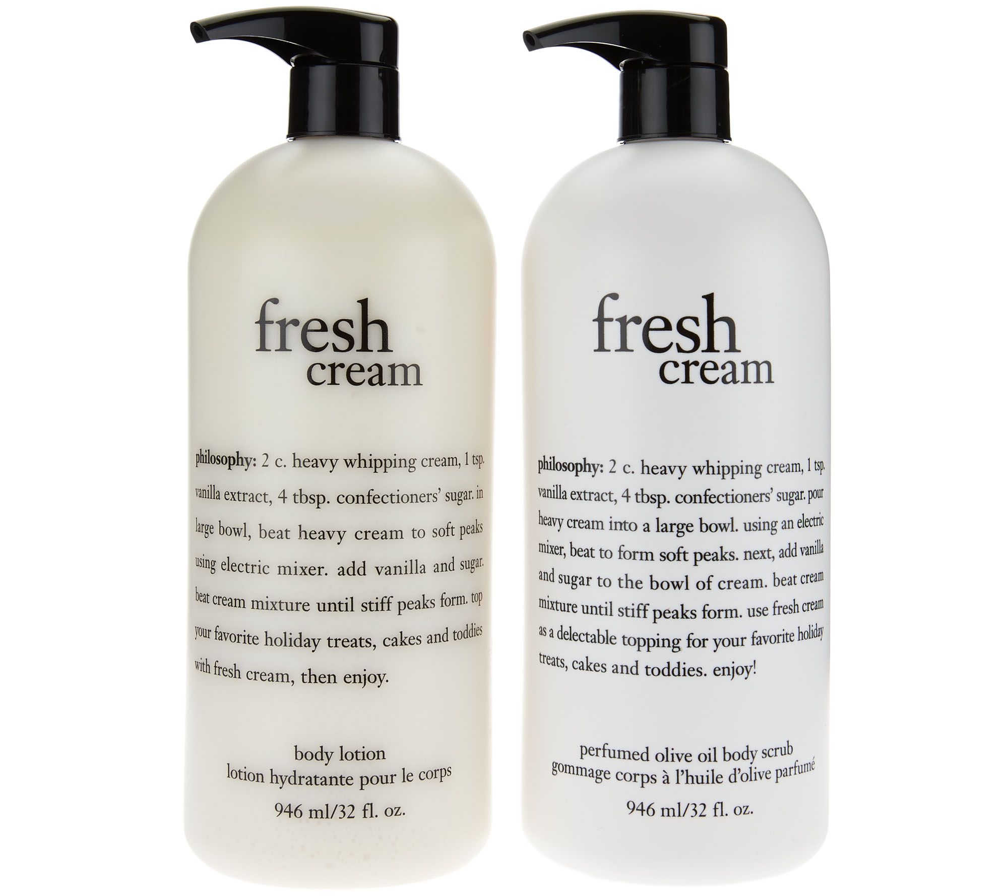 philosophy supersize olive oil scrub & body lotion duo Page 1 —