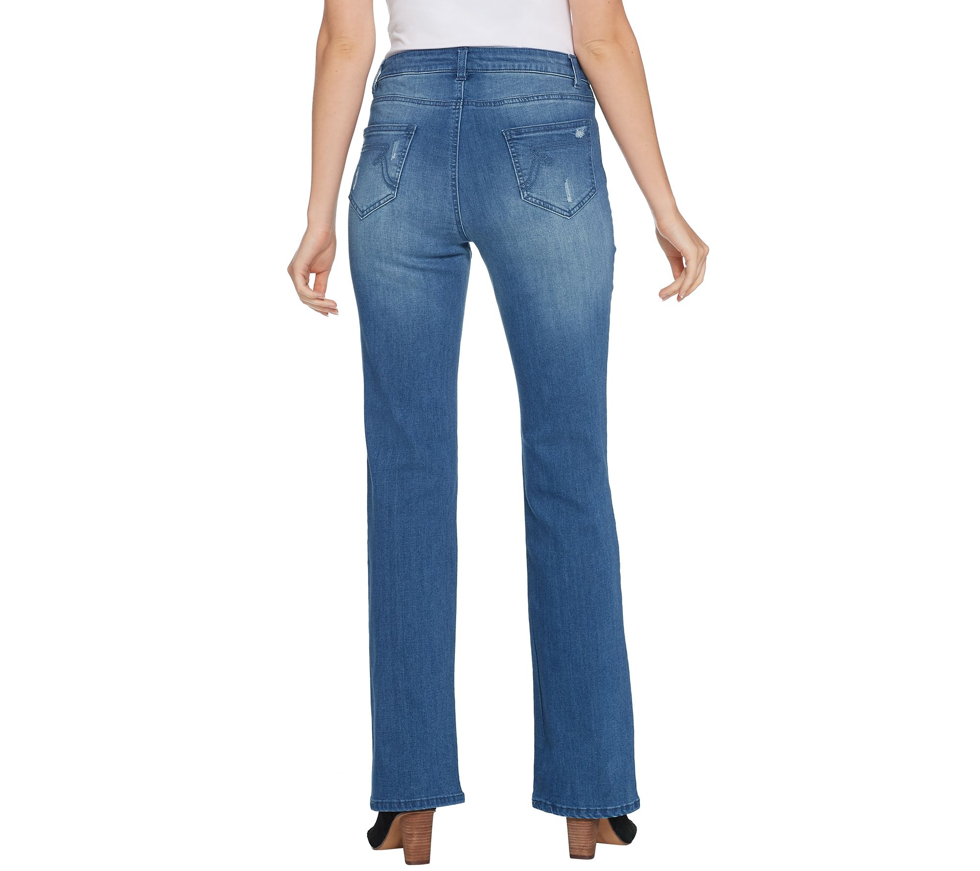 Women with Control Regular My Wonder Denim BootCut JeansIndigo