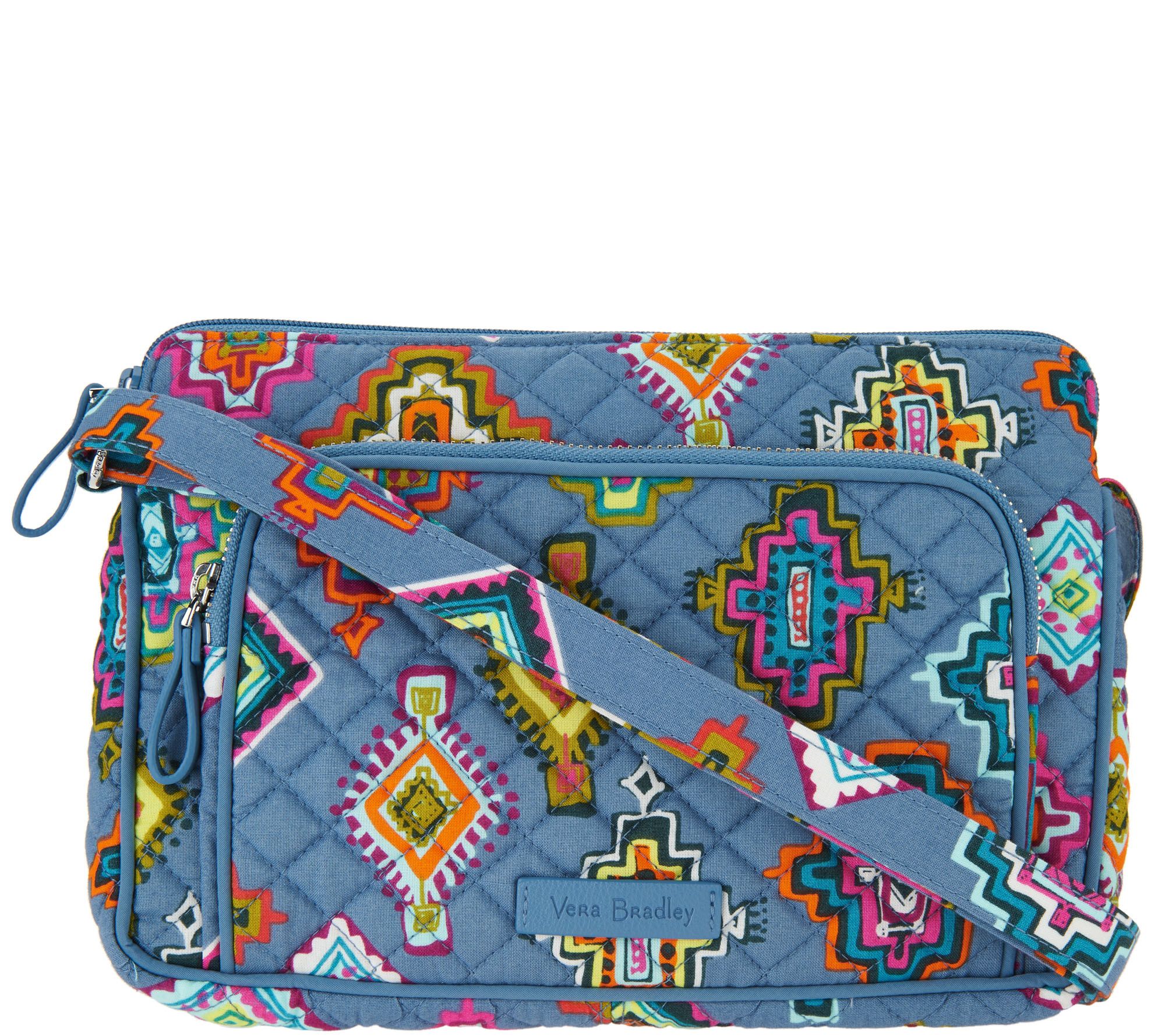 Vera Bradley Signature Print Iconic RFID Little Hipster Crossbody Bag