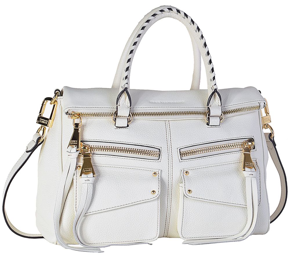 "As Is" Aimee Kestenberg Leather Satchel Handbag Soho Page 1 —