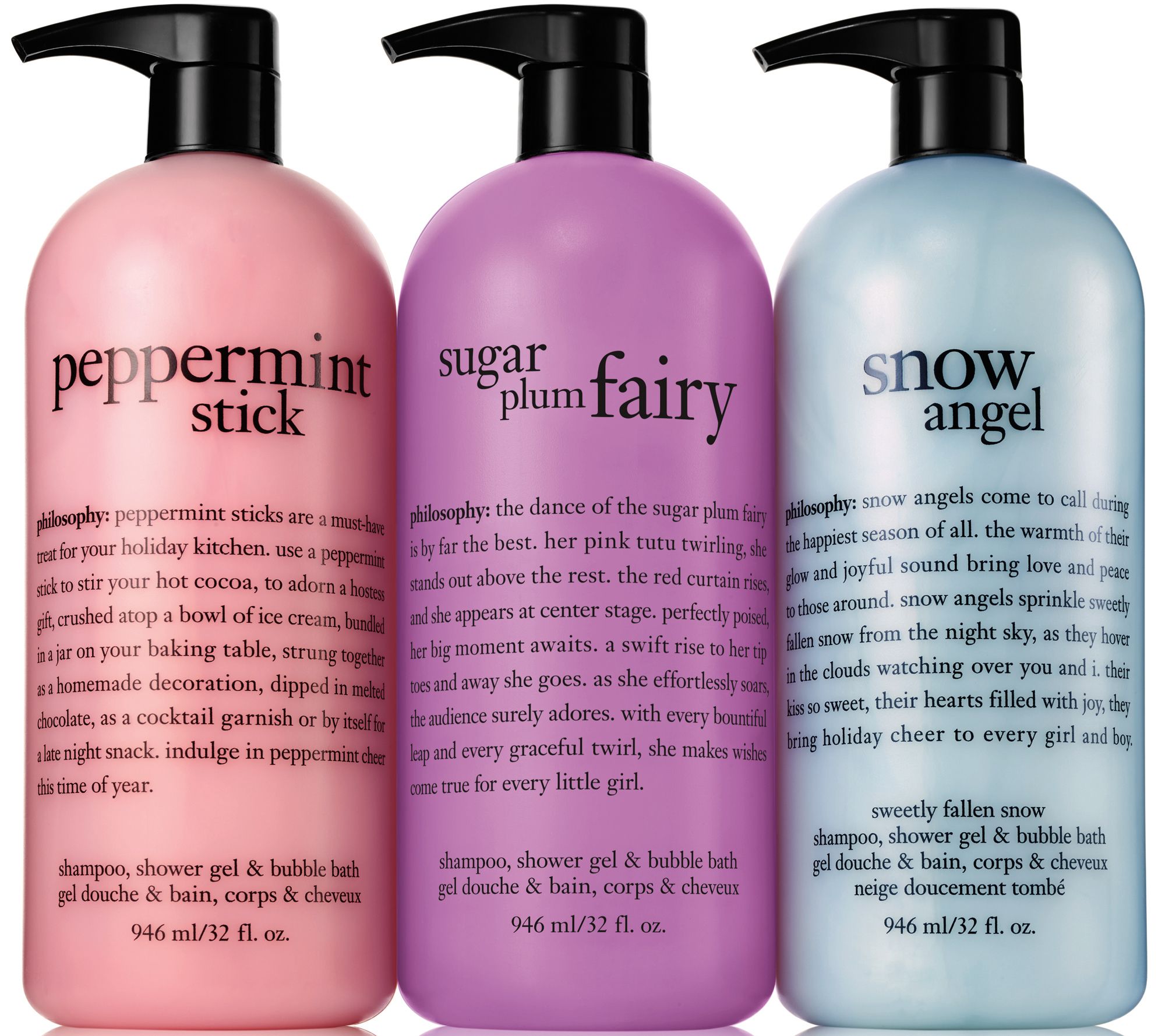 philosophy supersize dreamy holiday shower gel trio —