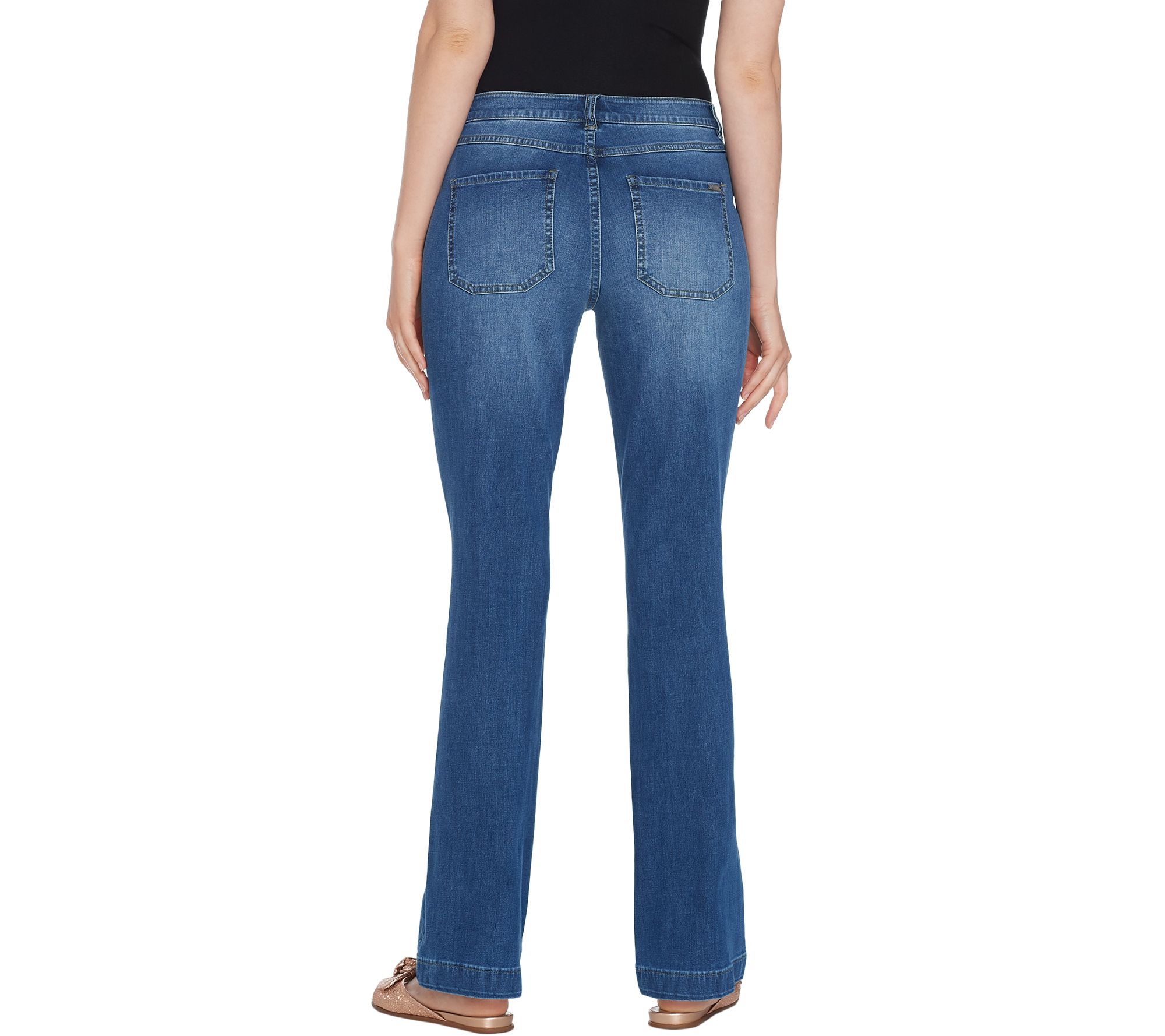 G.I.L.I. Regular Dual Stretch Bootcut Jeans Page 1 —