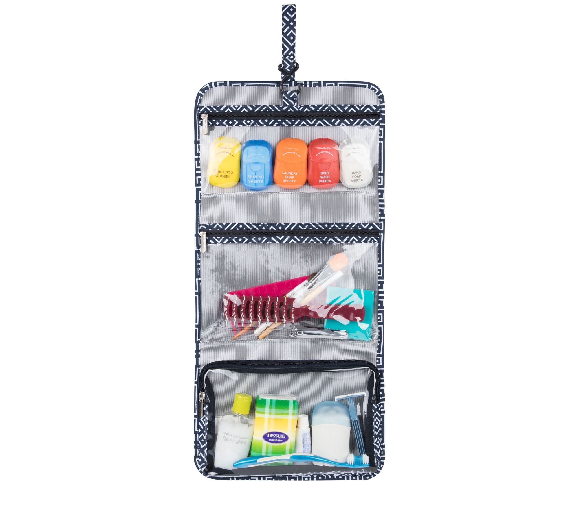 Travelon Boho Hanging Toiletry Kit