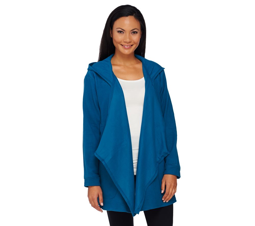 Cuddl Duds Fleecewear Stretch Long Sleeve Wrap w/ Hood Ship 10/17 —