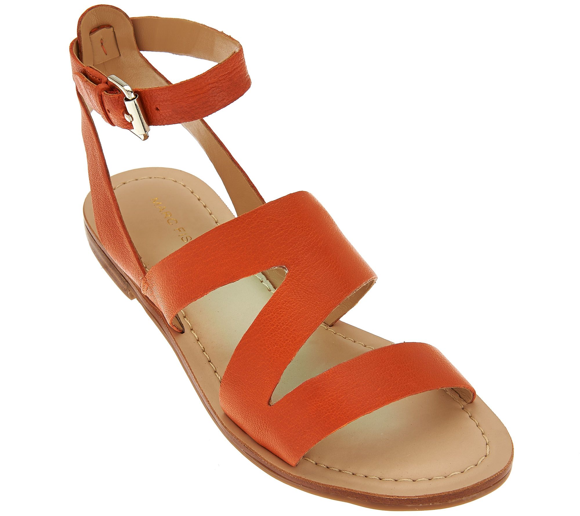 Marc Fisher Leather Multistrap Sandals Florette Page 1 —