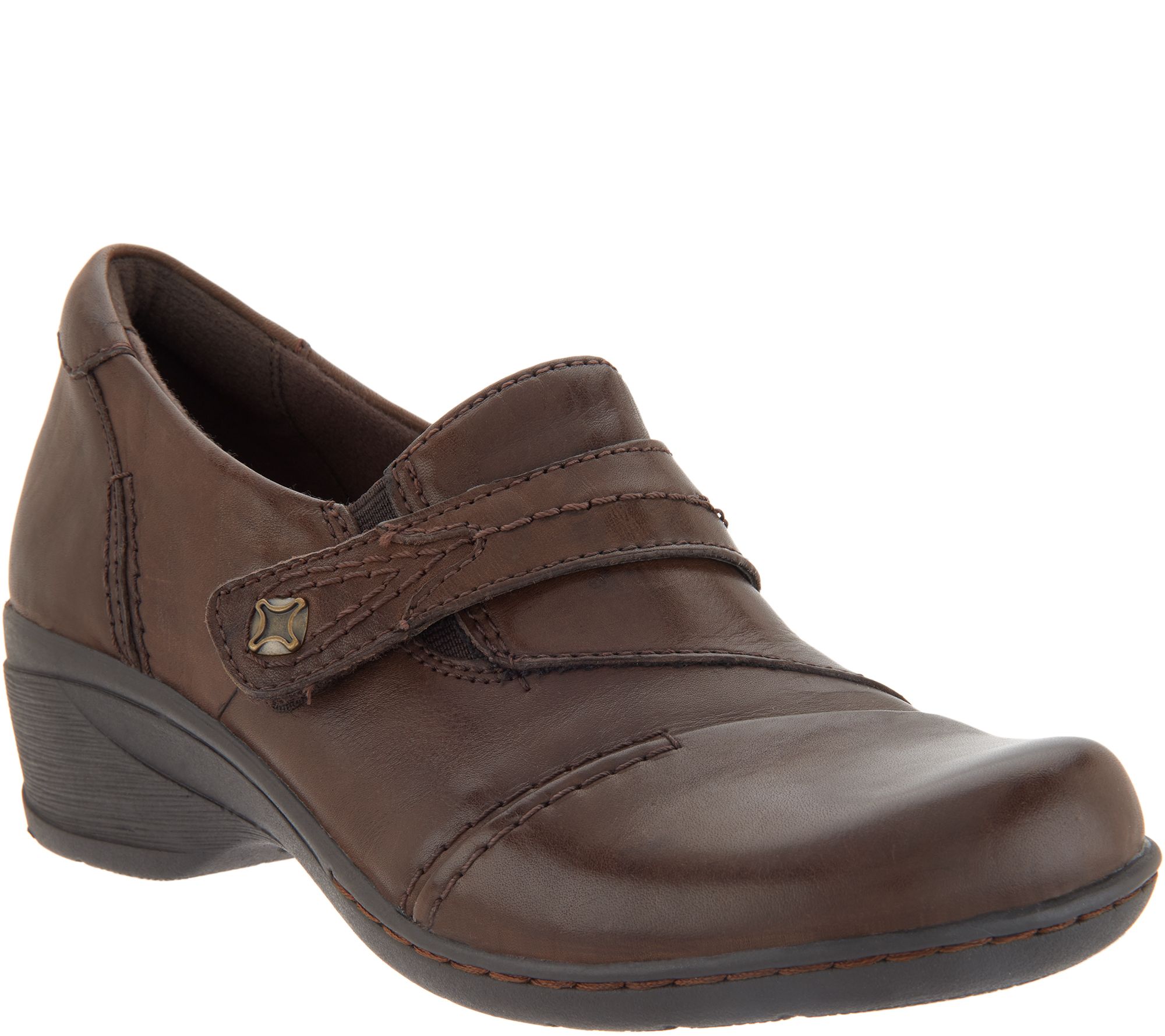 Earth Origins Leather Shooties with Cross Strap Gina Page 1 —