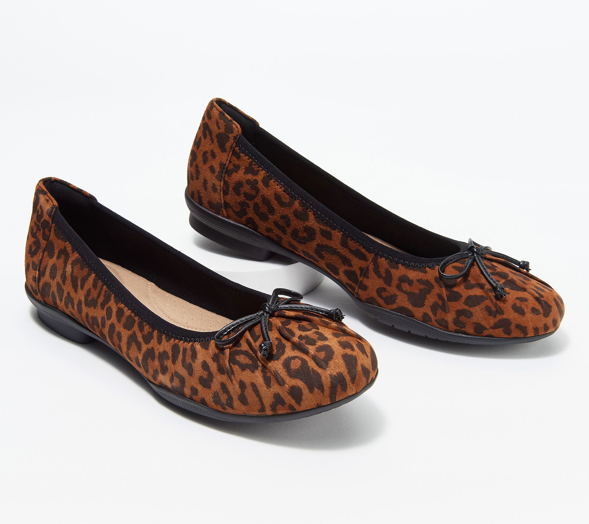 Clarks Collection Leather Ballet Flats Sara Aster