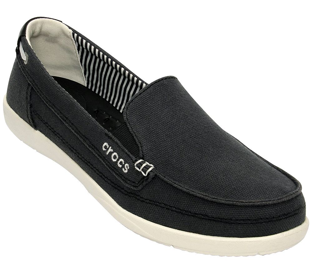Crocs Women's Walu Canvas Loafers —