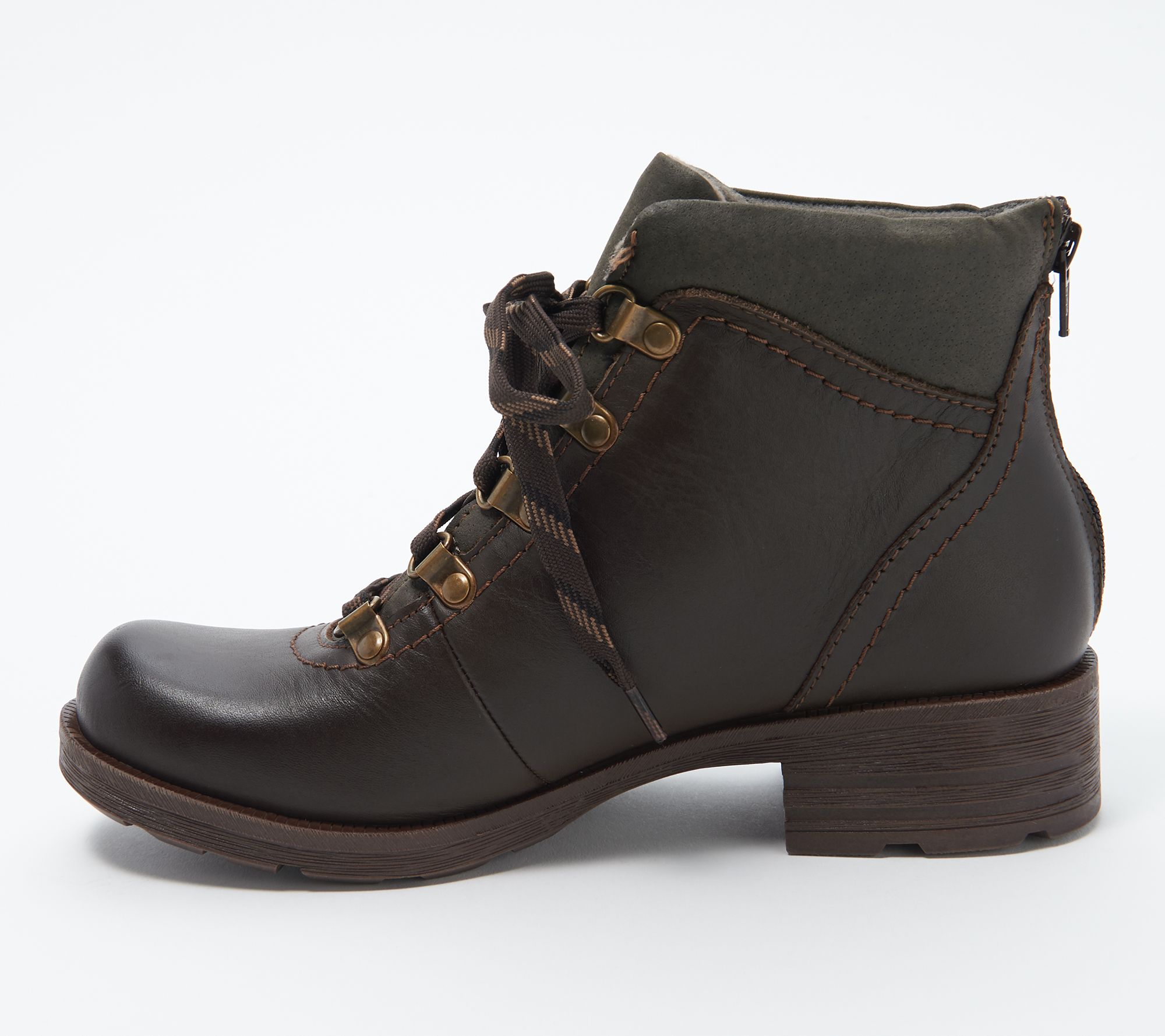 Earth Origins Leather LaceUp Ankle Boots Randi Rex