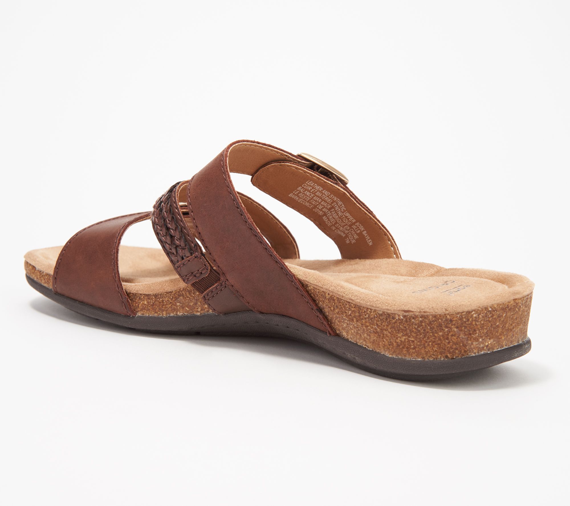 Earth Origins Leather Slide Sandals Bosk Bayleen Page 1 —