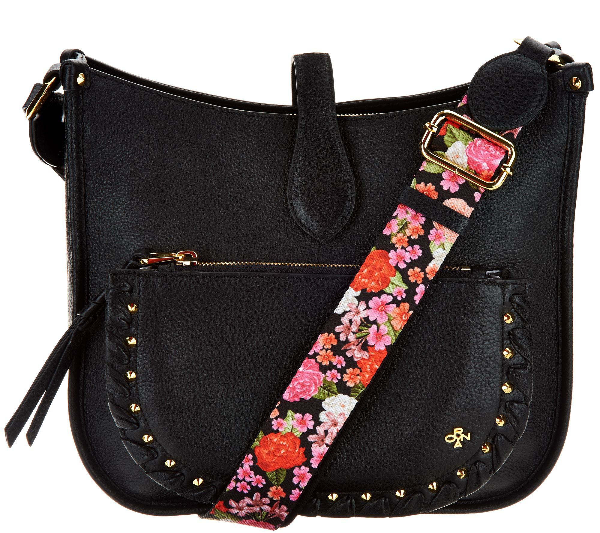 orYANY Pebble Leather Messenger Bag Anita Page 1 —