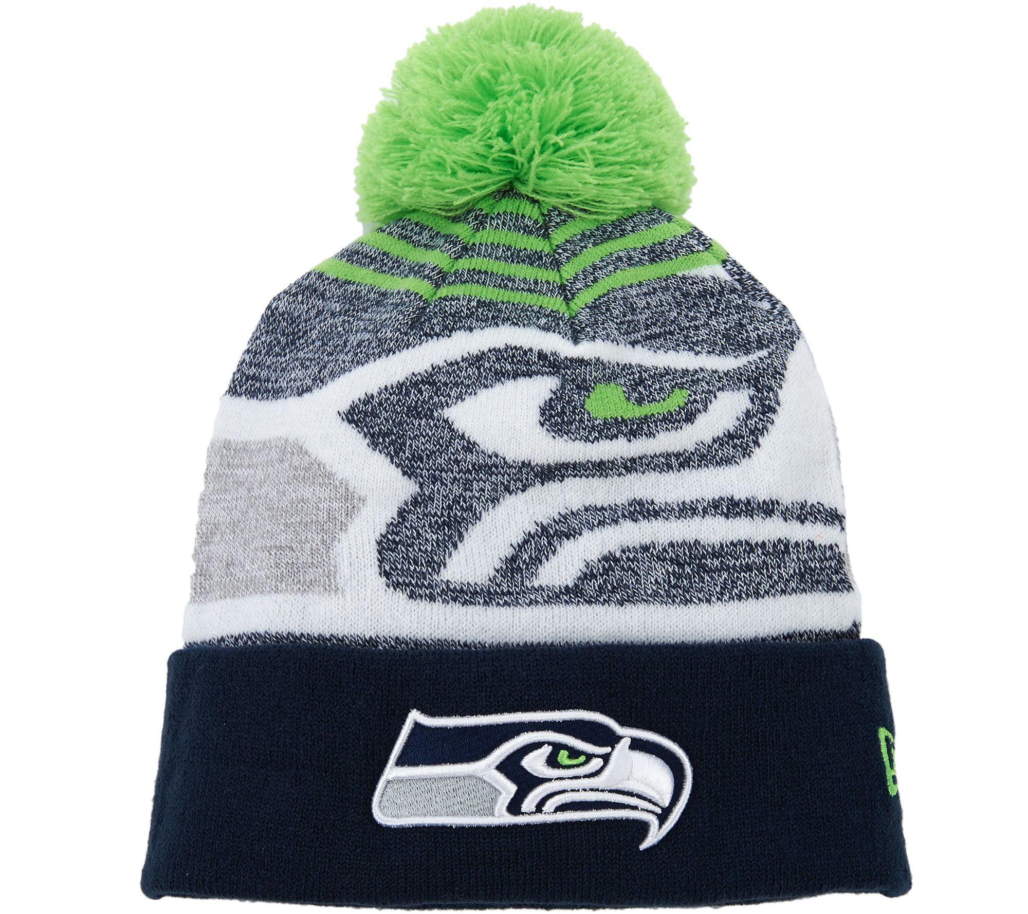 NFL Cuff Knit Hat with Pom by New Era Page 1 —