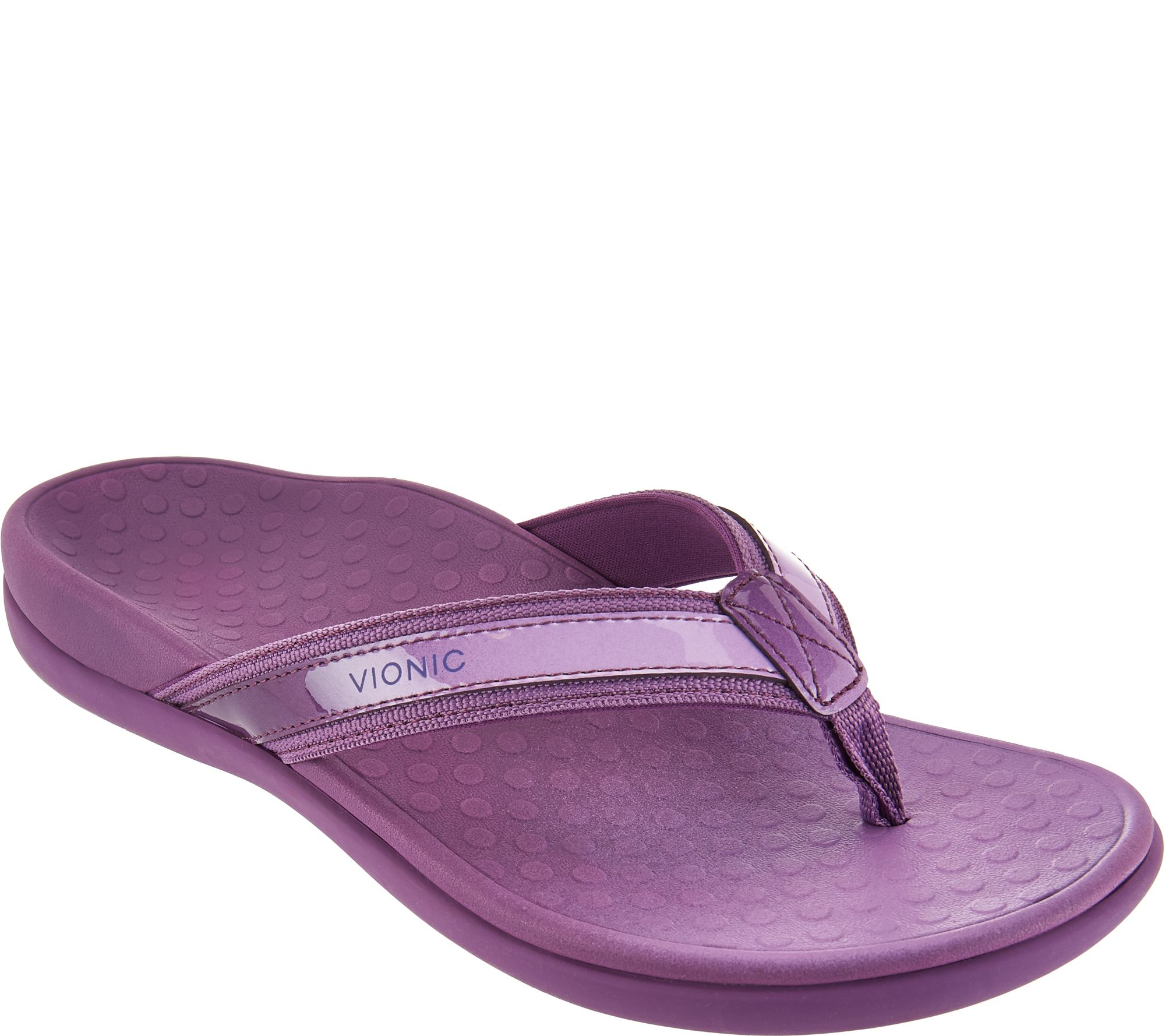 Vionic Orthotic Leather & Mesh Thong Sandals Tide II Ombre Page 1