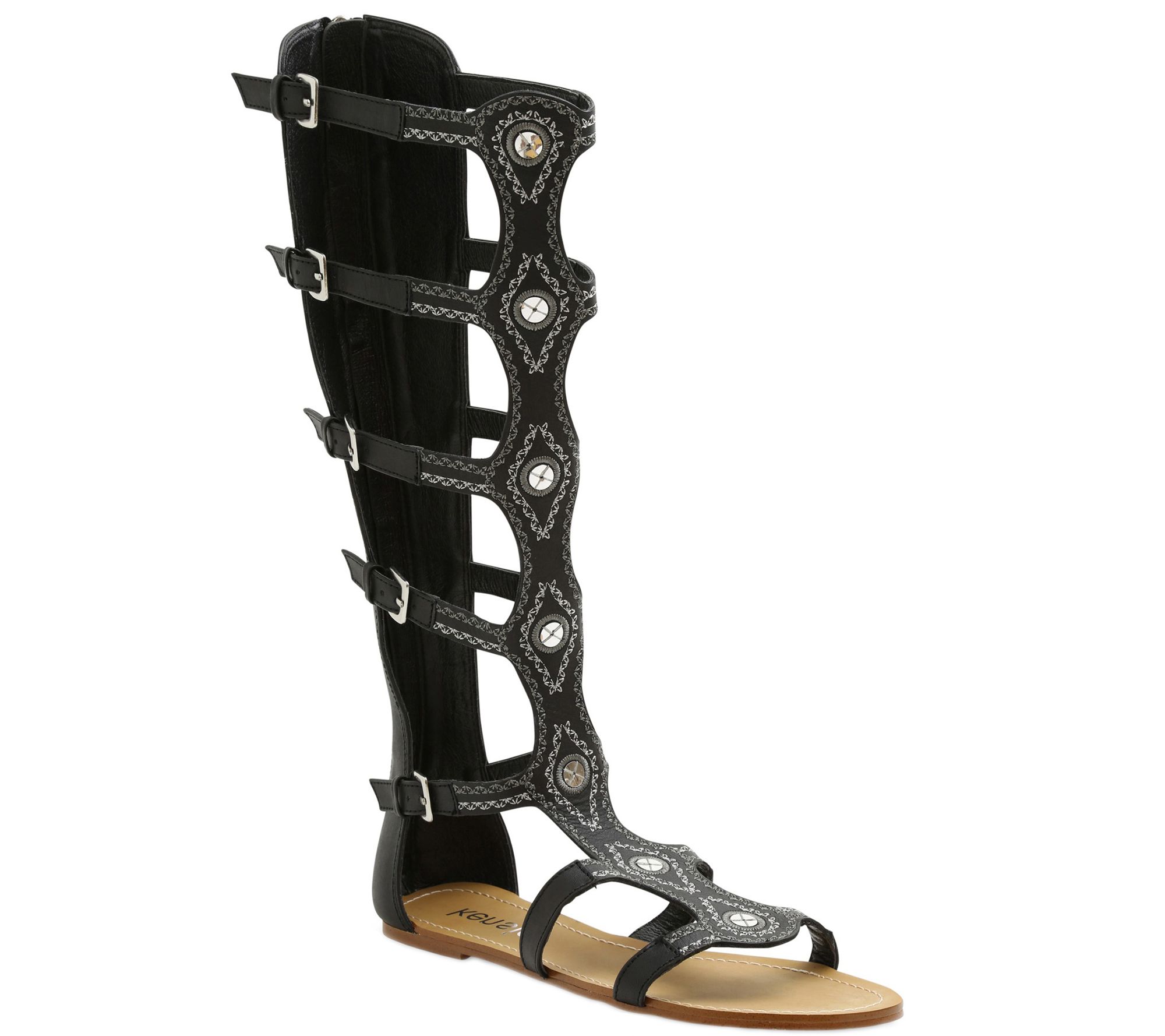 Kensie Flat Gladiator Sandals Trina —