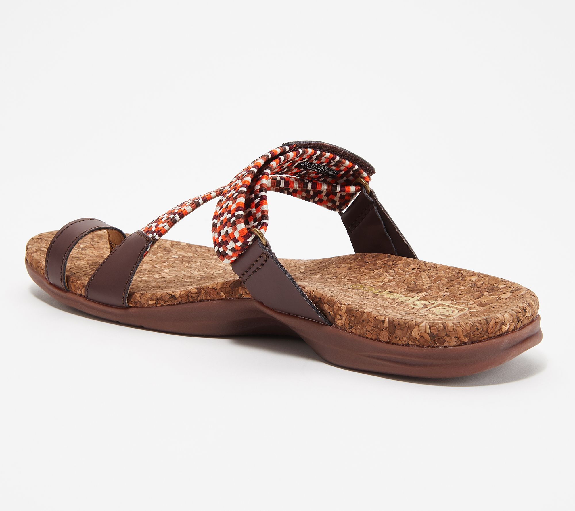 Spenco Orthotic Toe Loop Sandals Island Slide