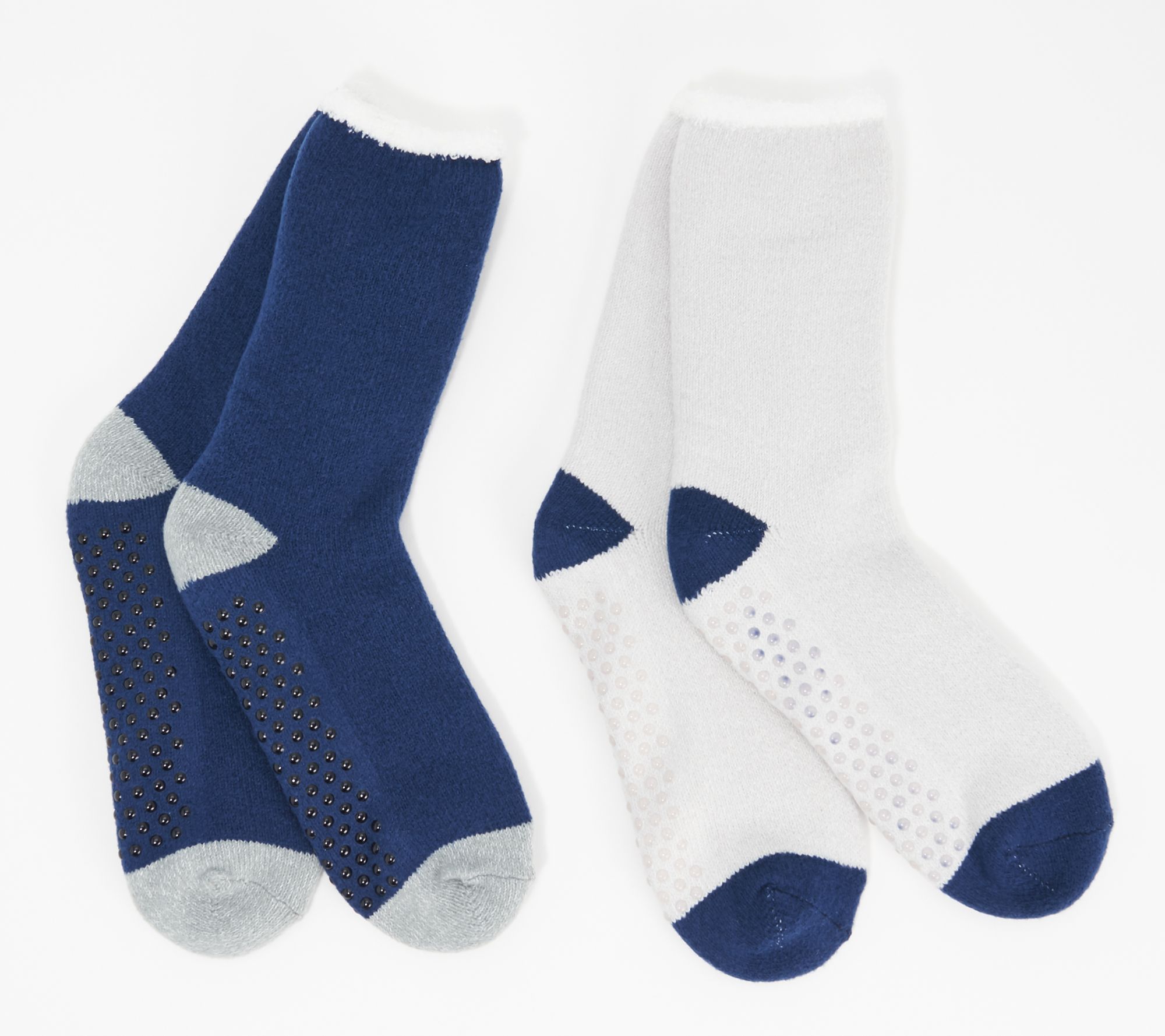 Cuddl Duds Cozy Lined Lounge Socks Set of 2