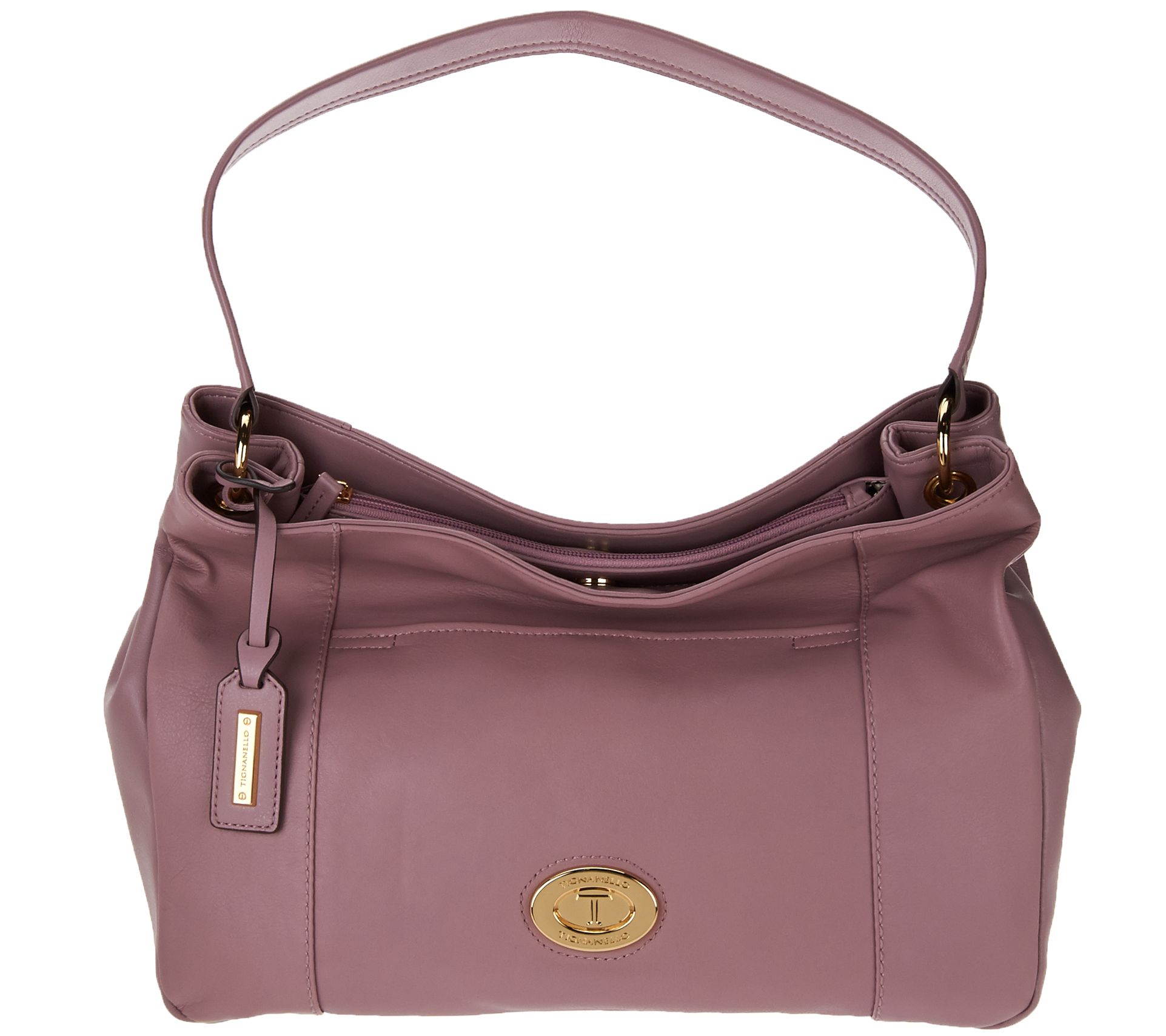 Tignanello Glove Leather Large Hobo Bag Page 1 —