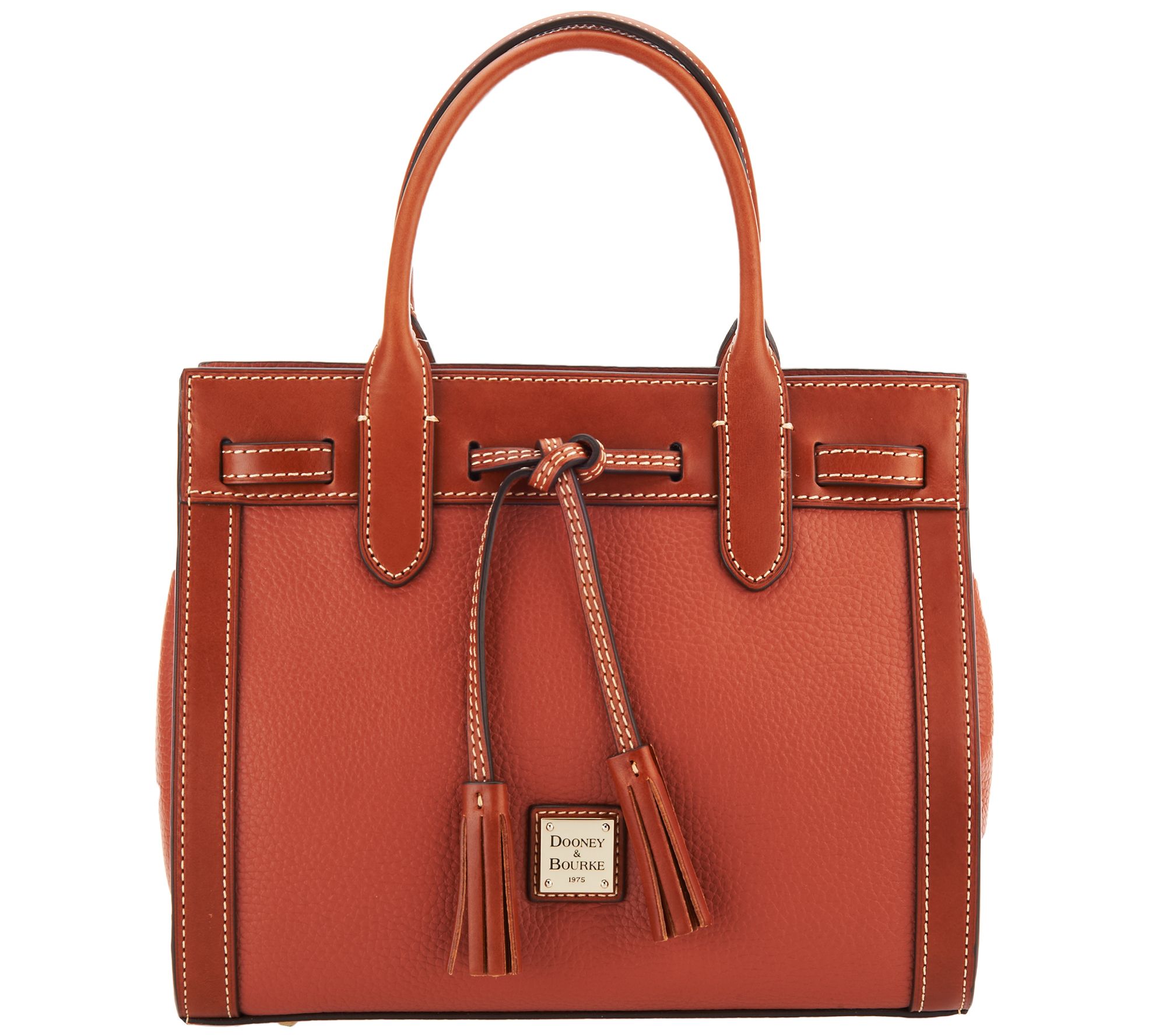 Dooney & Bourke Pebble Leather Ariel Satchel Page 1 —