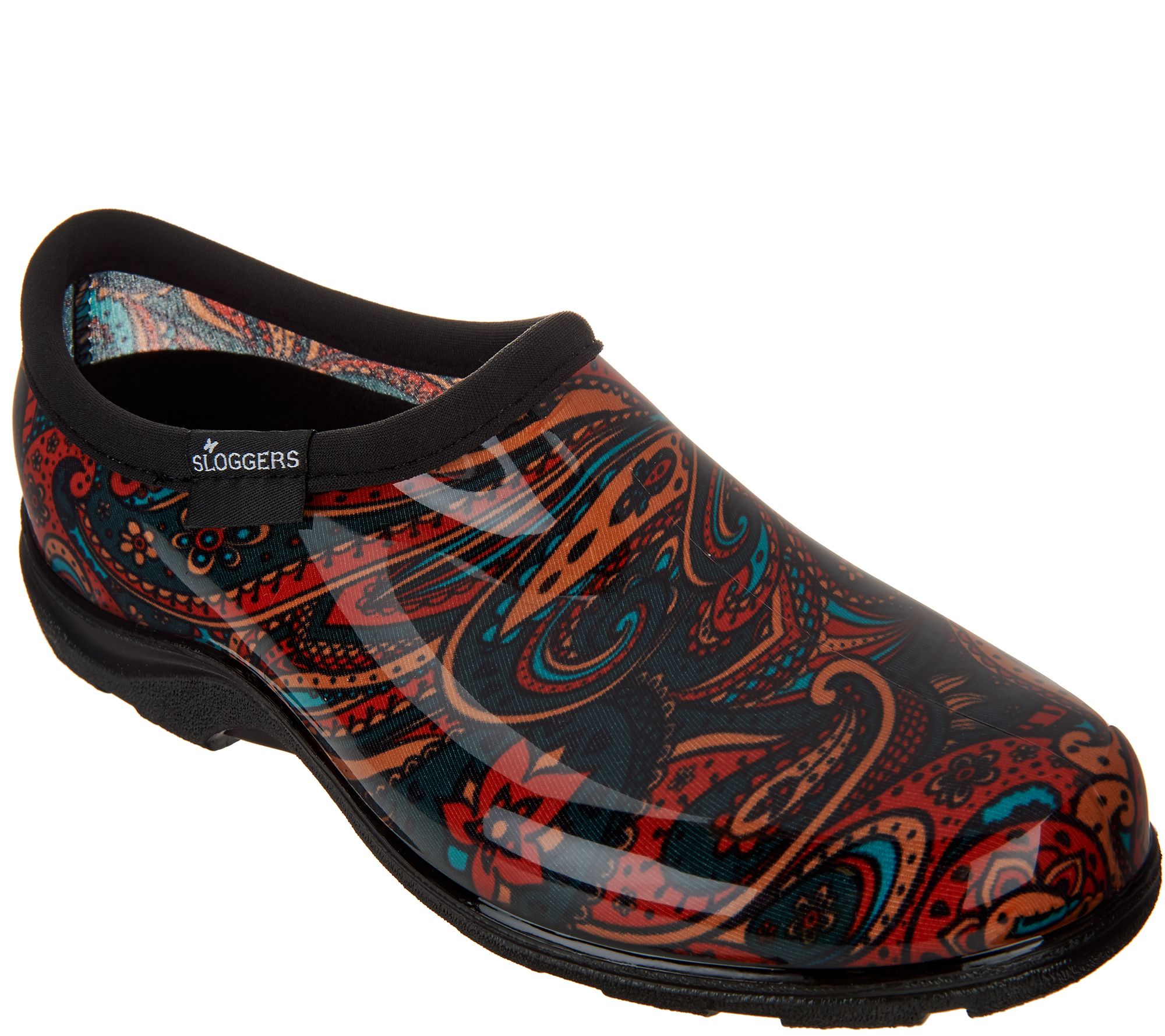 Sloggers Waterproof Paisley Garden Shoes with Comfort Insoles Page 1