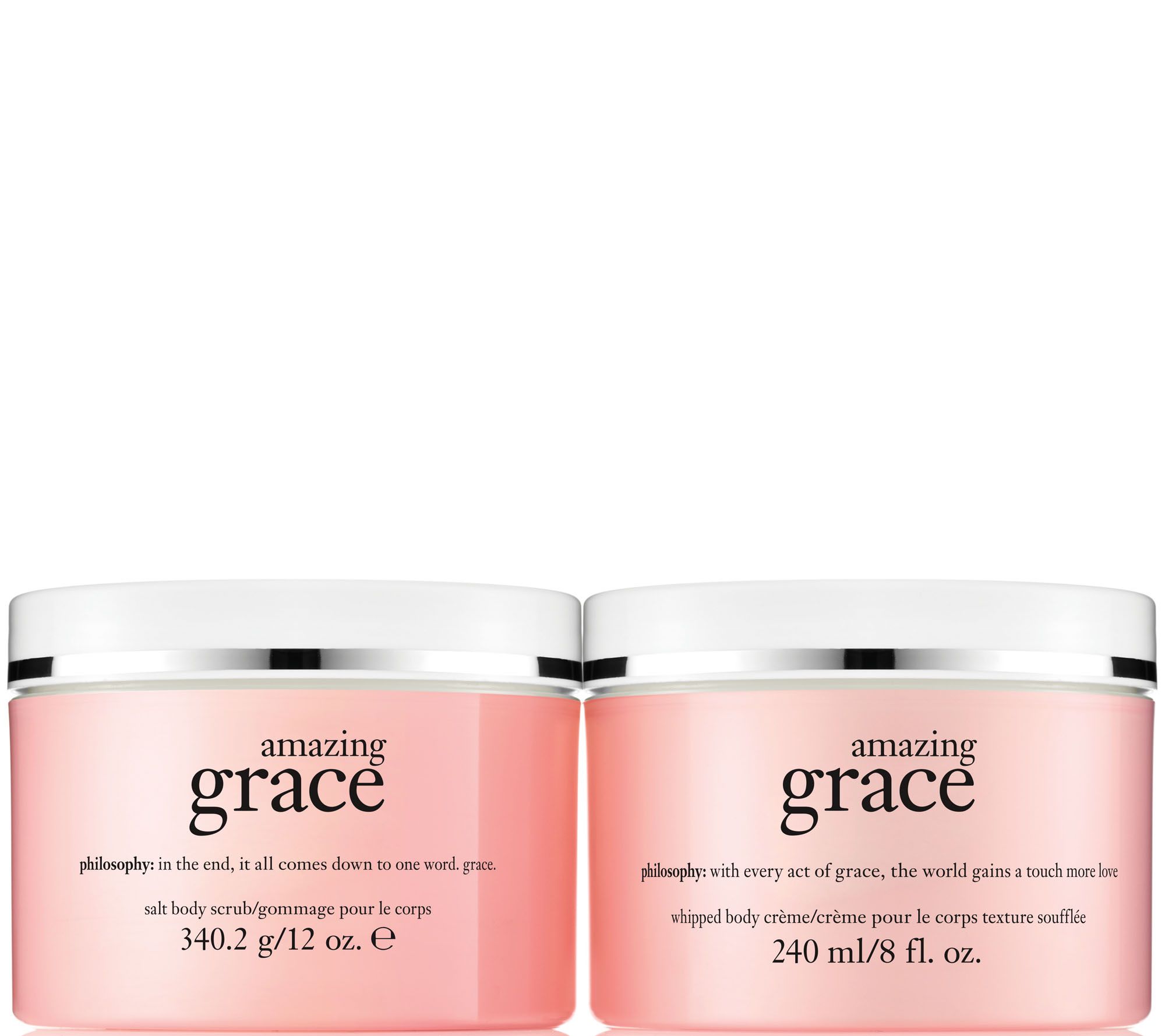 philosophy grace scrub & creme body treatment duo