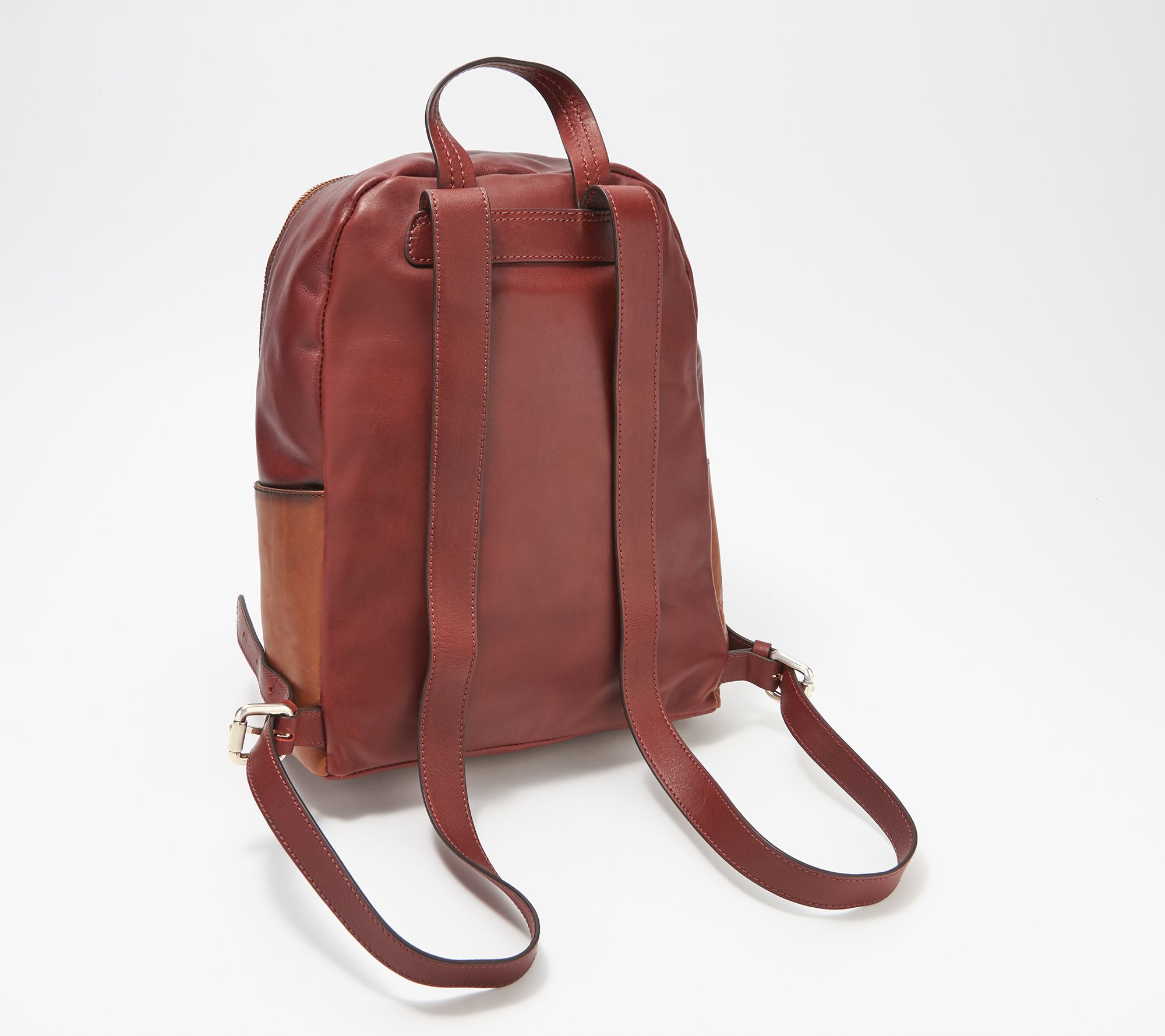 Pikolinos Leather ZipTop Backpack —