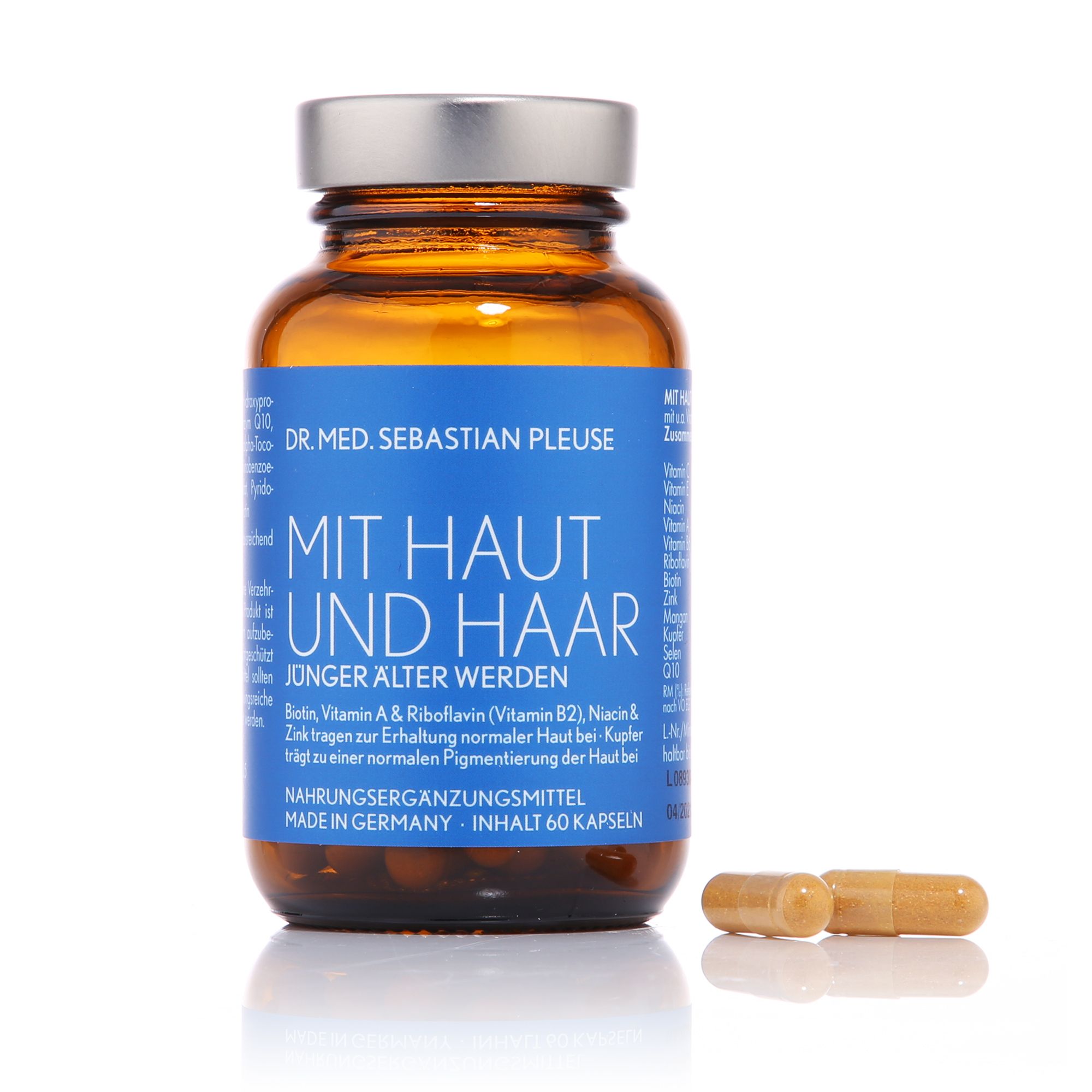 Dr. med. Sebastian Pleuse Mit Haut und Haar mit Coenzym Q10 60 Kapseln