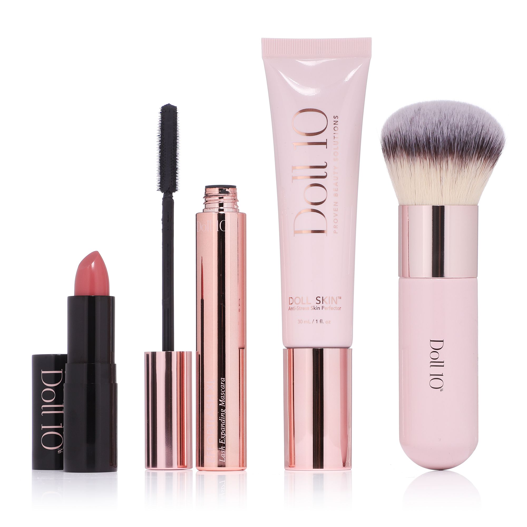 DOLL 10 BEAUTY Dollskin Makeup Set mit AntiStress Perfector Foundation 30ml, 4tlg. QVC.de