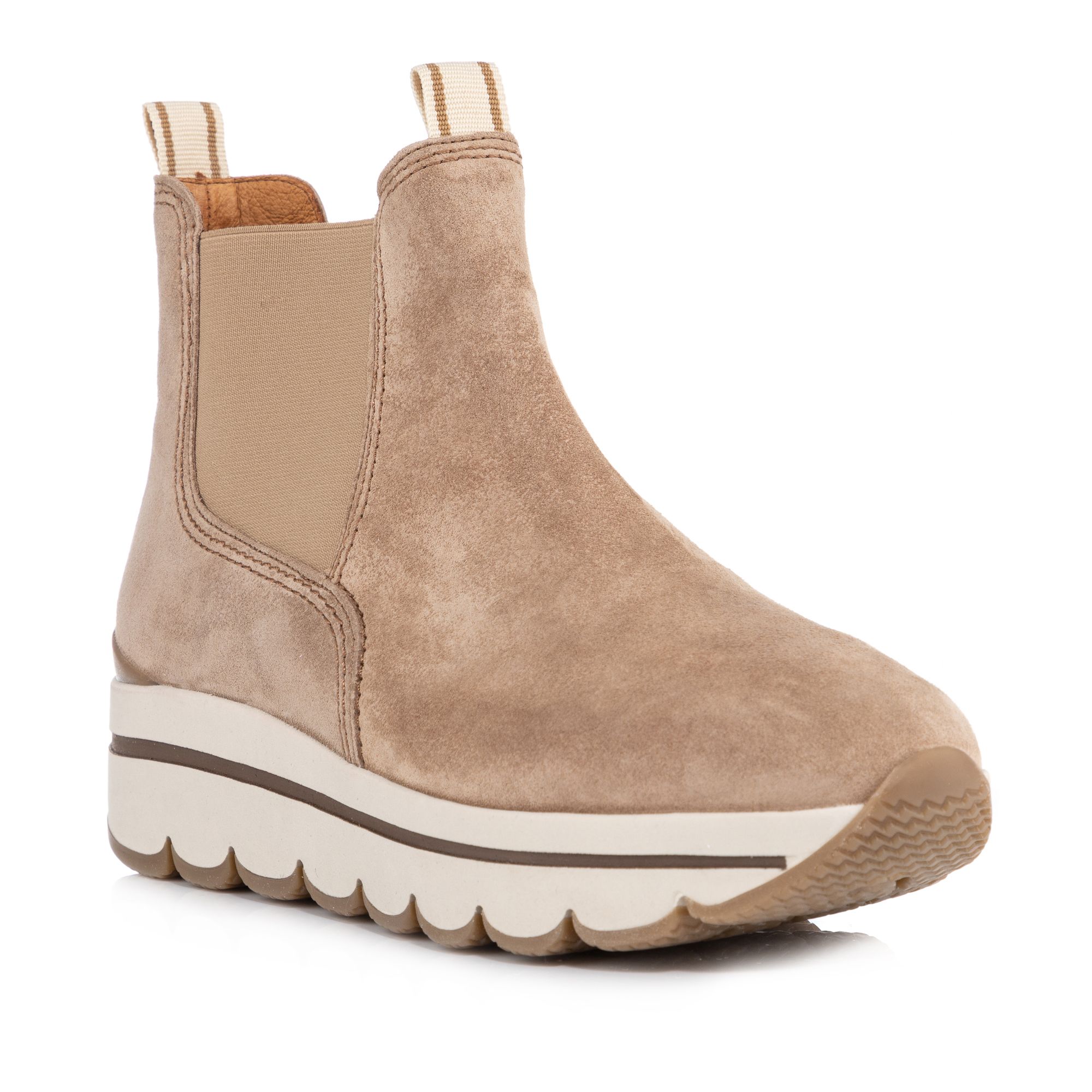 GABOR DamenChelseaBoot Veloursleder Elastikeinsätze starke