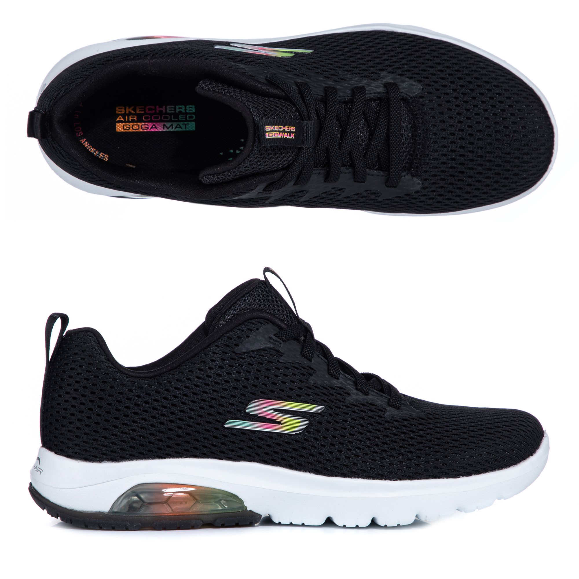 SKECHERS DamenSneaker Go Walk Air Textil GoGa Mat Technologie QVC.de