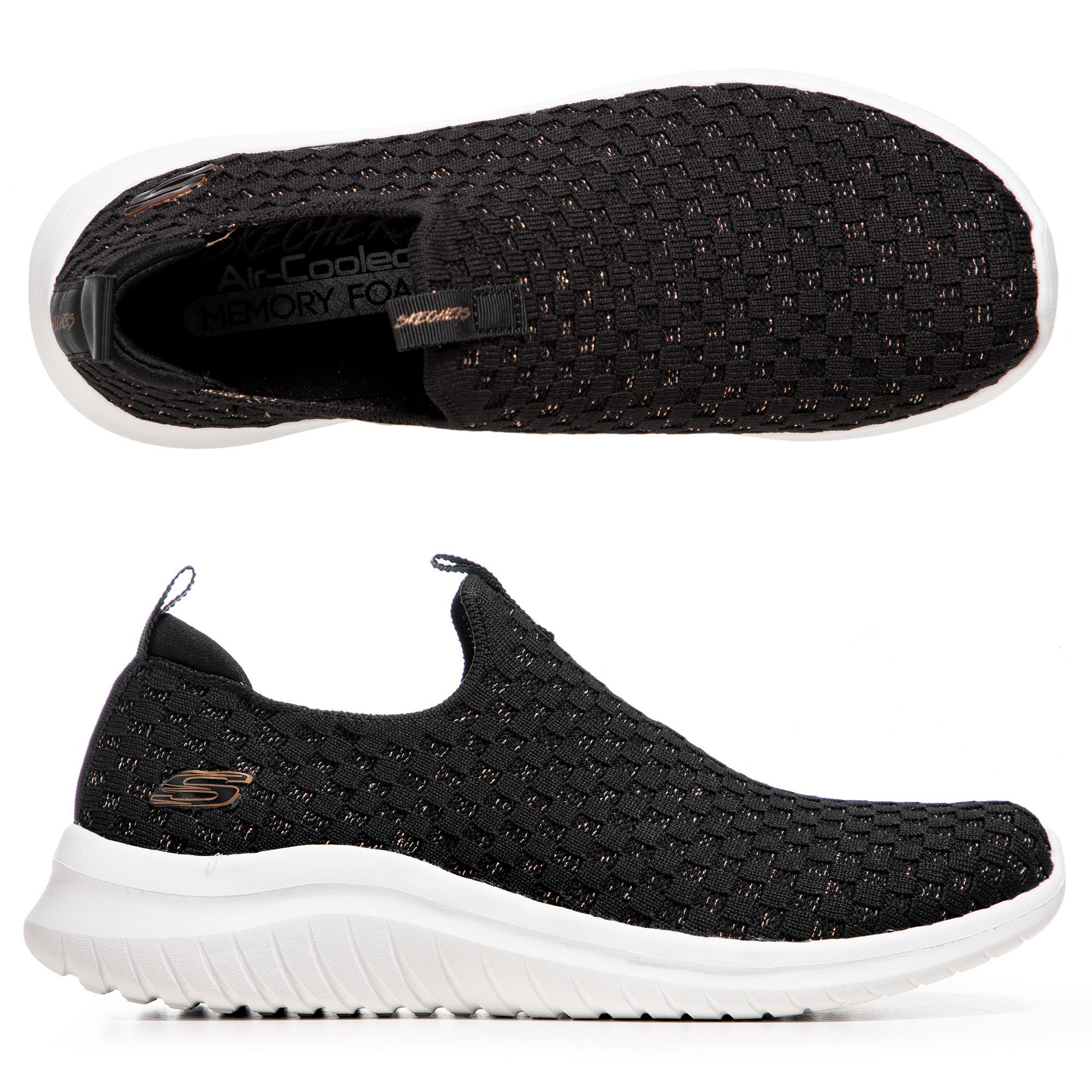 SKECHERS DamenSlipper Ultra Flex 2.0 Textil&Mesh Memory Foam QVC.de