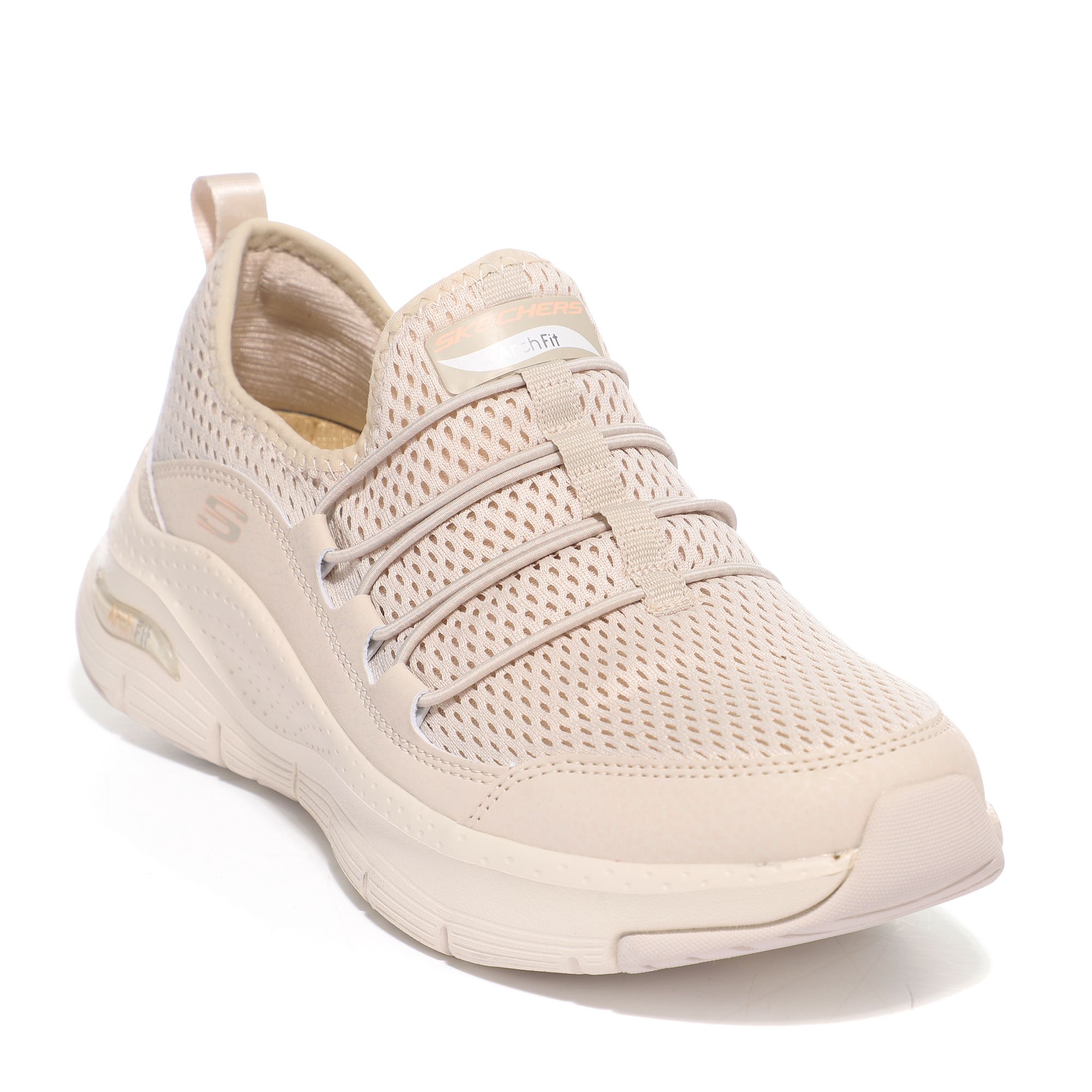 SKECHERS DamenSlipper Arch Fit Textil Bungeeschnürung QVC.de
