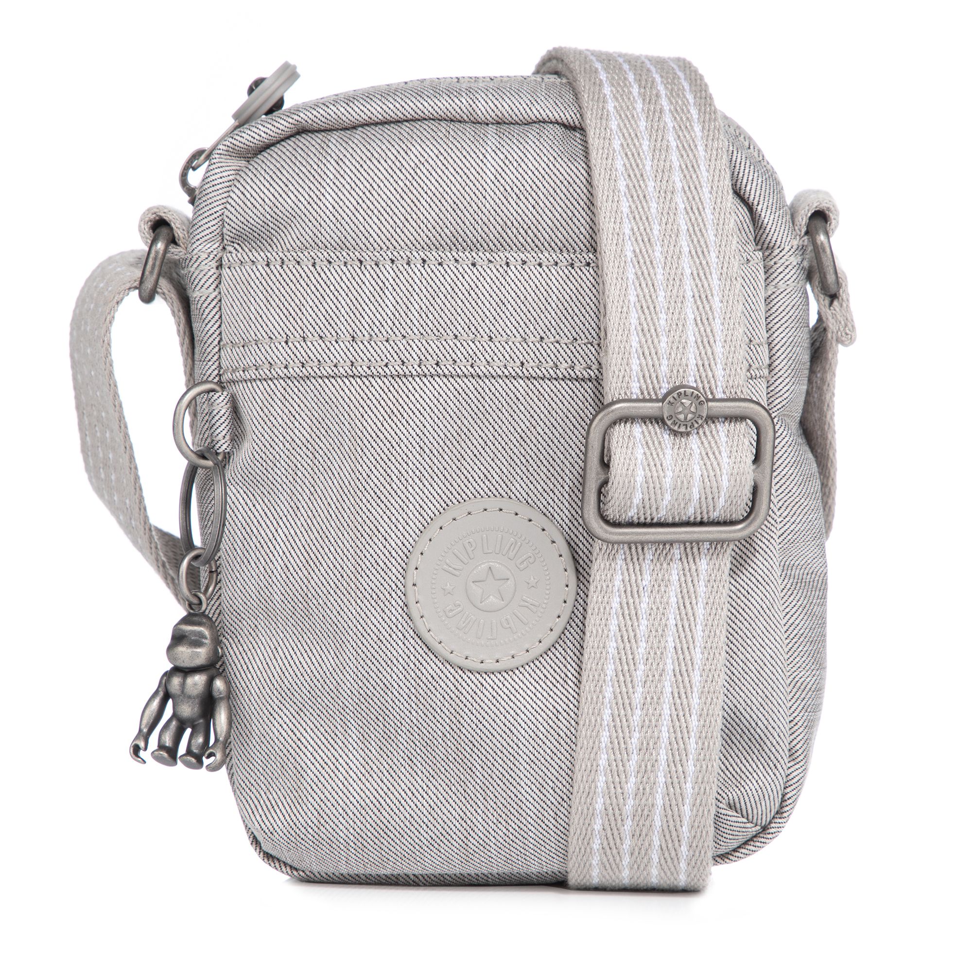 KIPLING® MiniUmhängetasche Hisa Mini Schlüsselfinder JeansOptik QVC.de