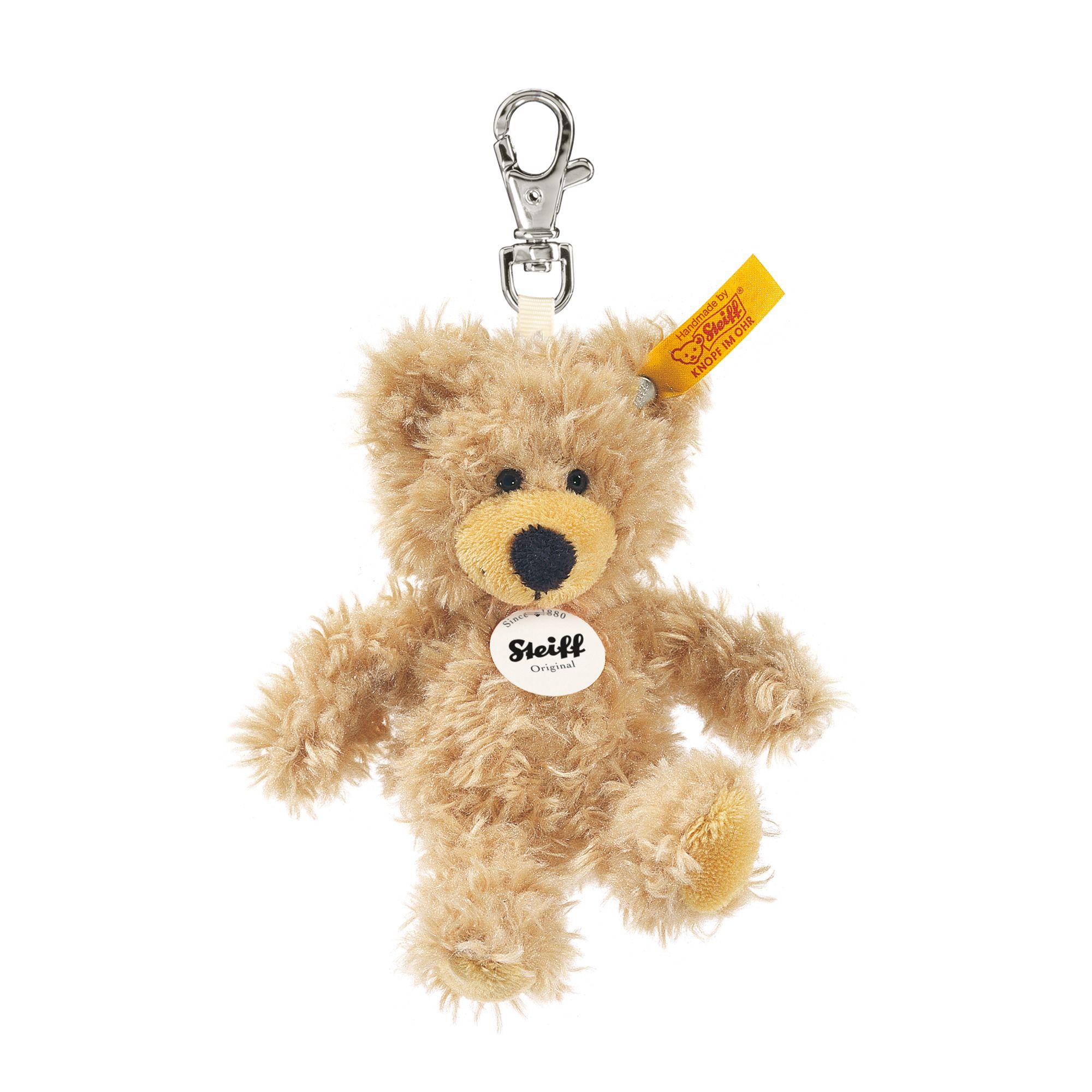 STEIFF® Schlüsselanhänger Teddy Charly aus Plüsch Höhe ca