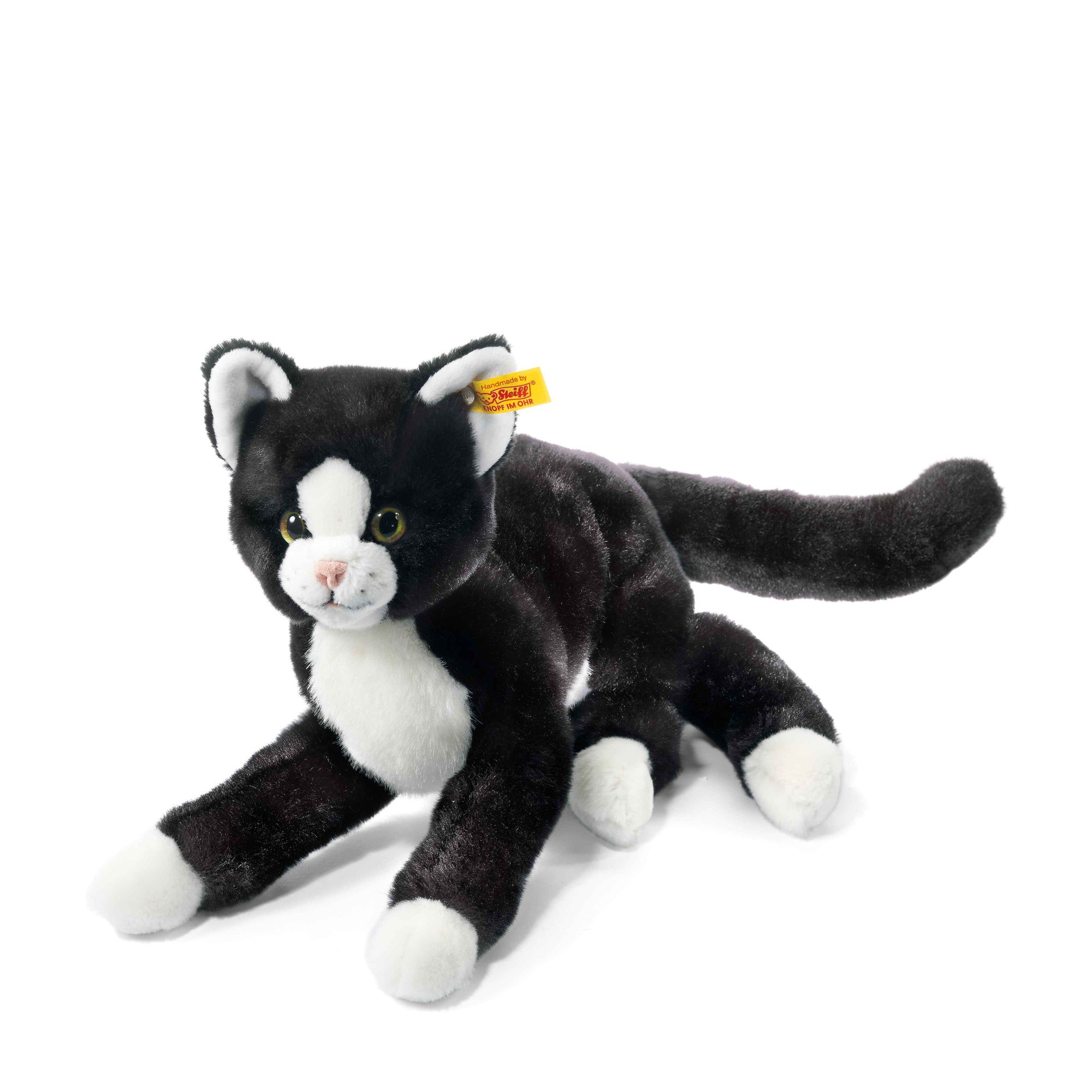 STEIFF Plüsch Katze Mimmi liegend Länge ca. 30cm QVC.de