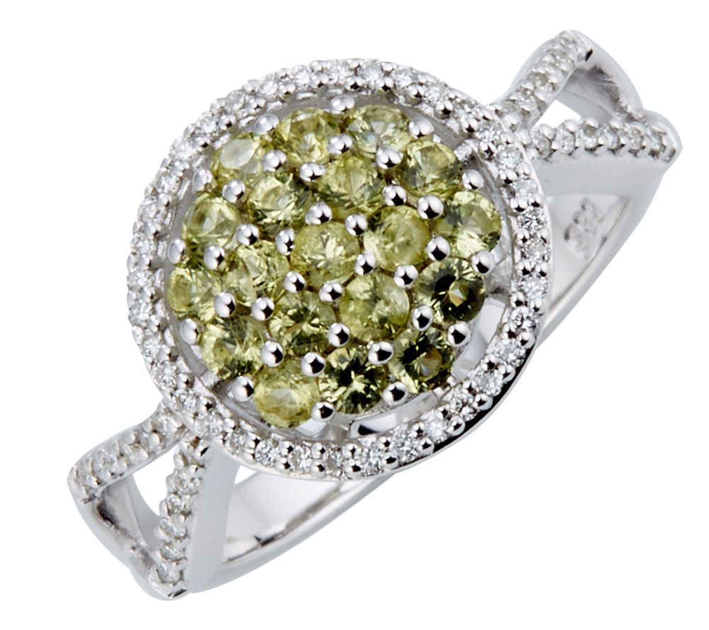 JEPARA Ring Pallavin 0,48ct Brillanten 0,15ct Weißgold 585 QVC.de