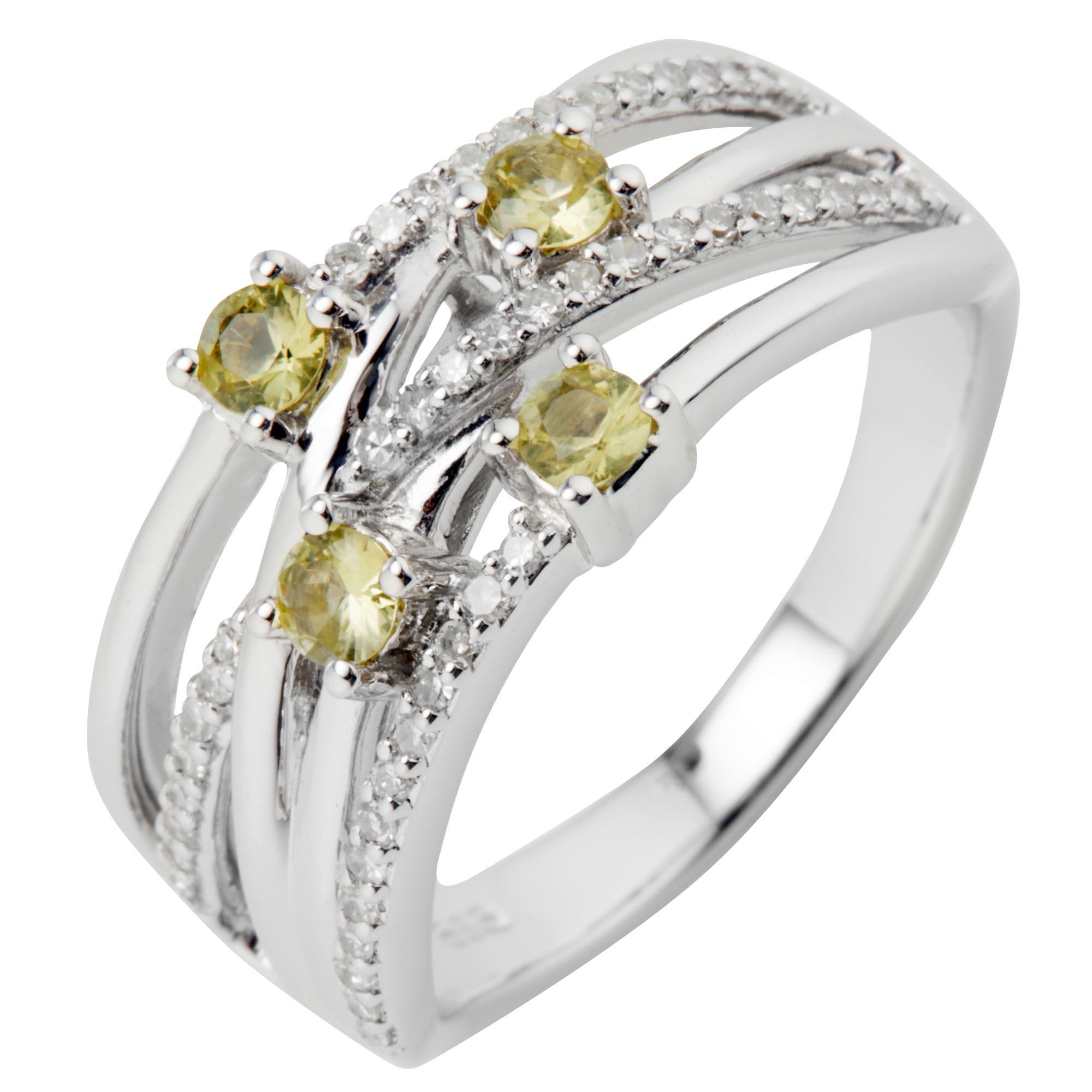 JEPARA Pallavin 0,25ct Ring Diamanten 0,12ct Weißgold 585 — QVC.de