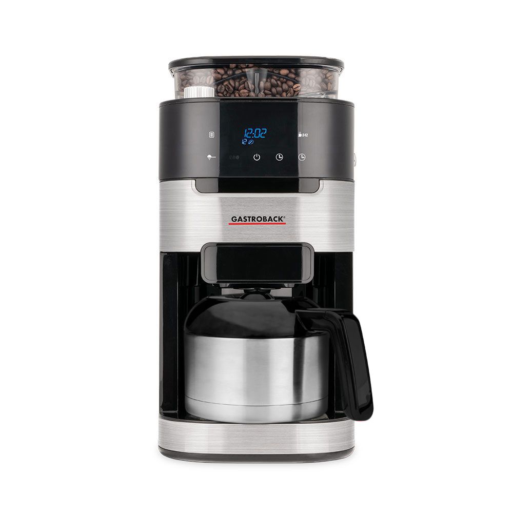 GASTROBACK Filterkaffeemaschine integriertes Mahlwerk mit 8 Mahlstufen 1l Isolierkanne QVC.de