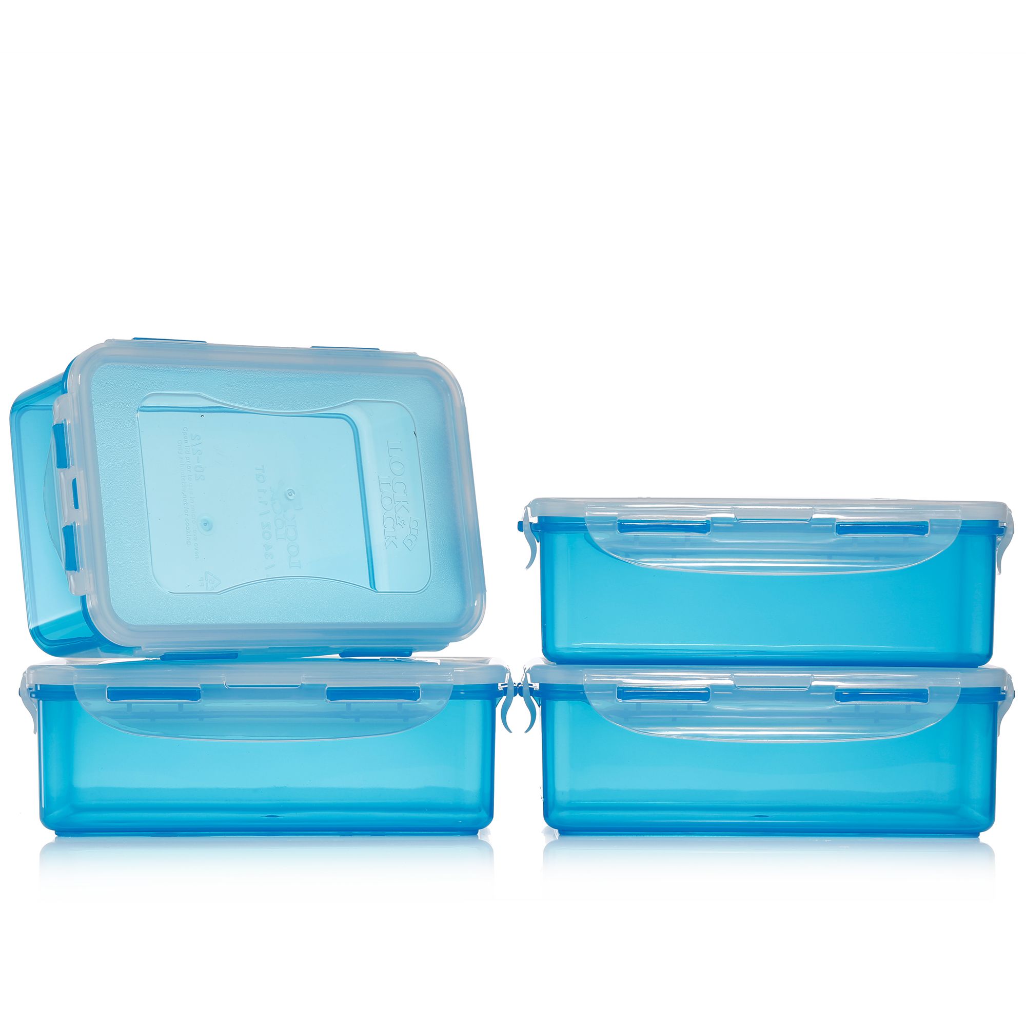 LocknLock Frischhaltedosen stapelbar 1 Liter 4 Dosen QVC.de